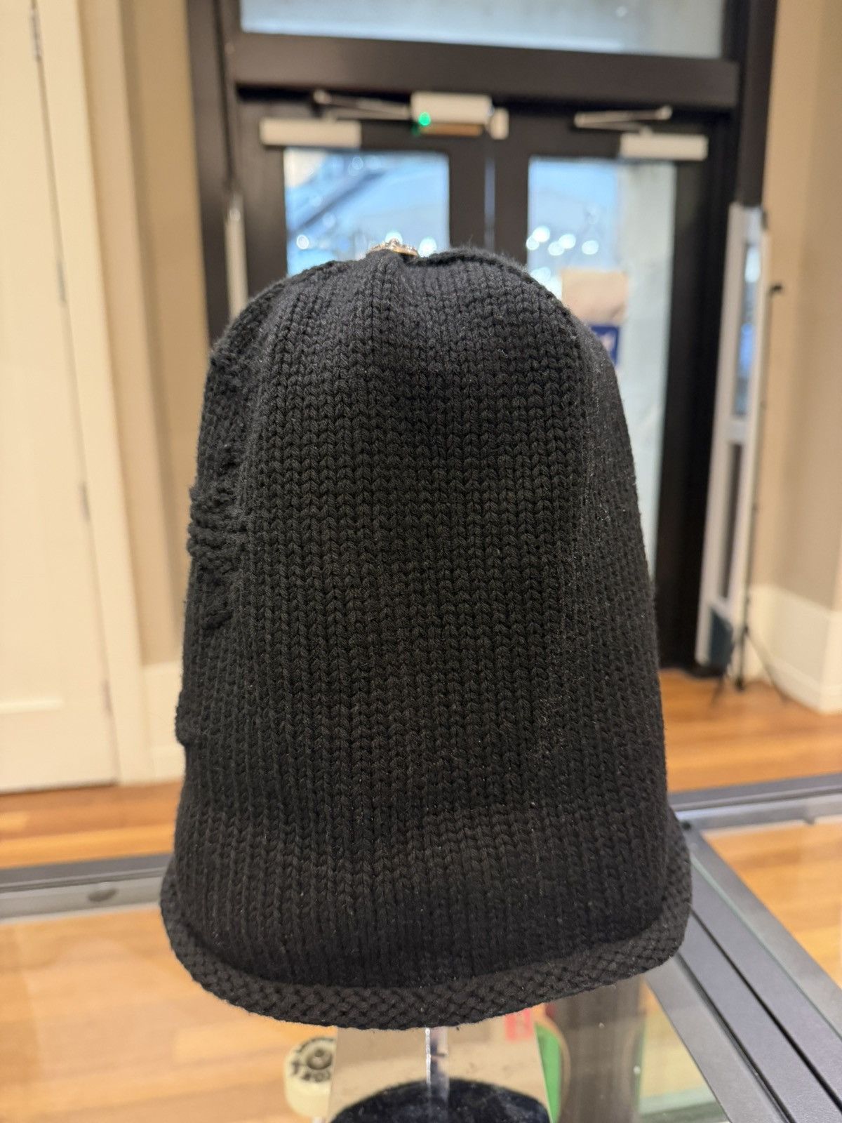 Chrome Hearts Chrome Hearts Oversized Cashmere Beanie - Black Size ONE SIZE - 4 Thumbnail