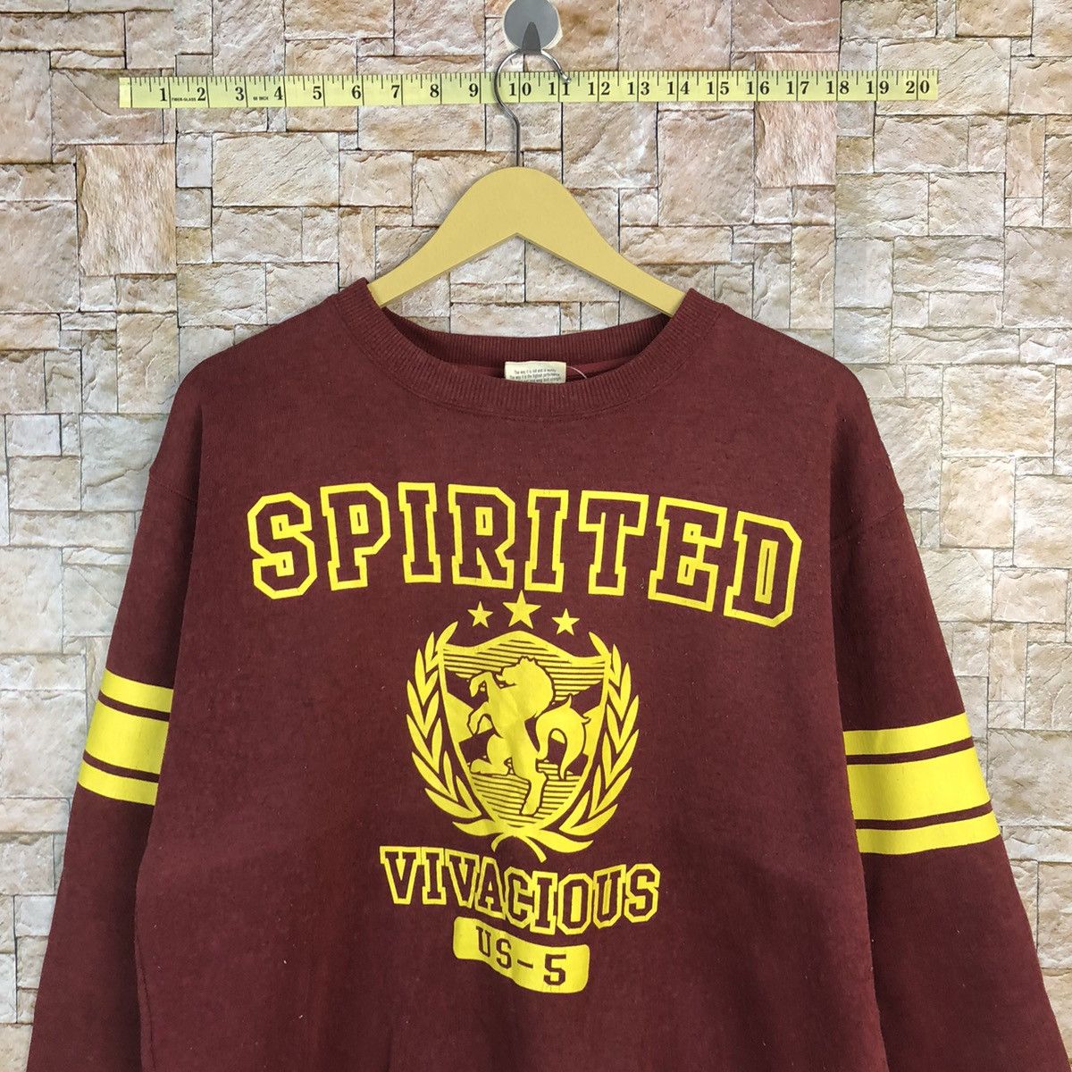 Japanese Brand × Vintage Oblo Design Maroon Sweatshirt #A424 Size US L / EU 52-54 / 3 - 2 Thumbnail