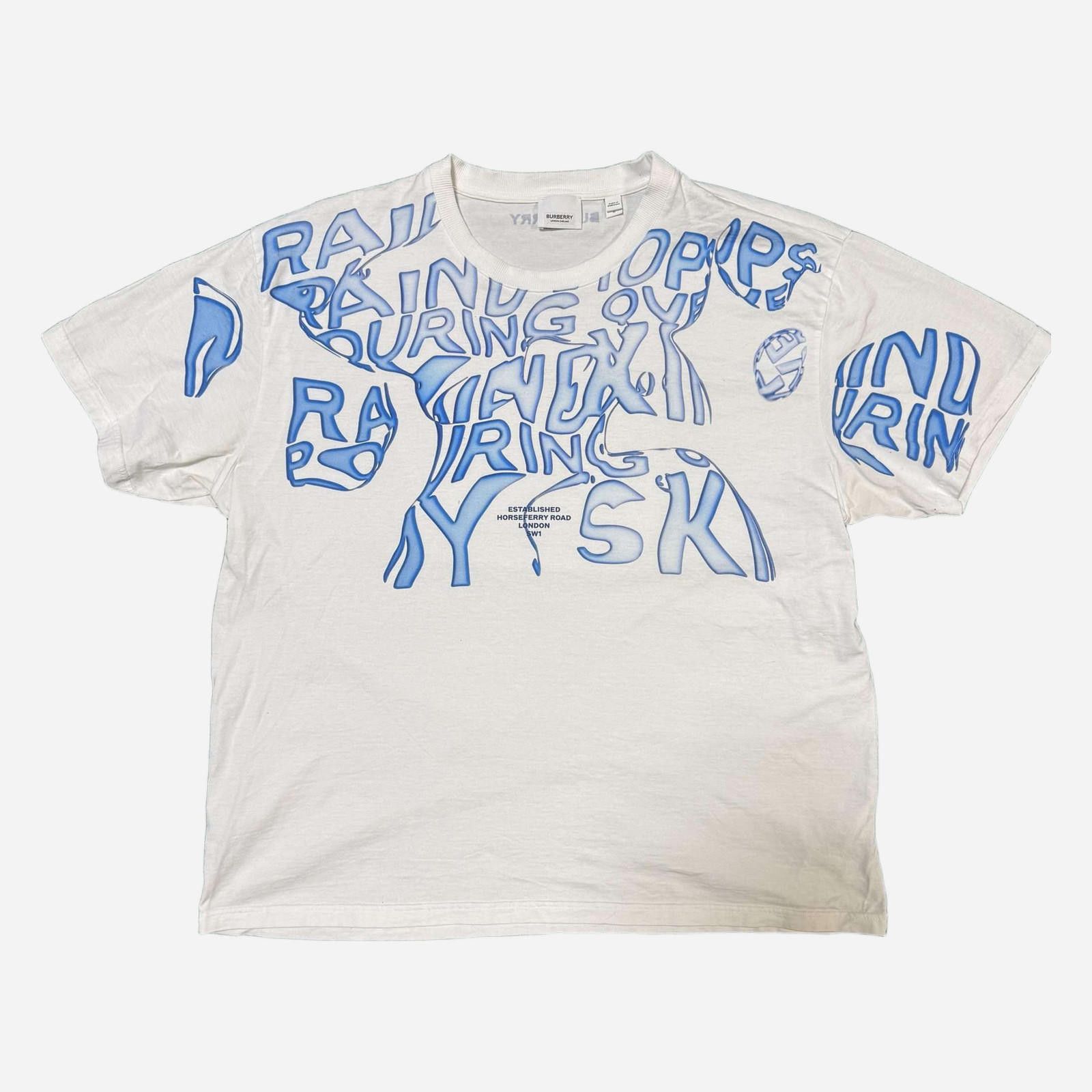 Burberry Burberry Rain Capsule Sermon Tee L Used Size US L / EU 52-54 / 3 - 1 Thumbnail