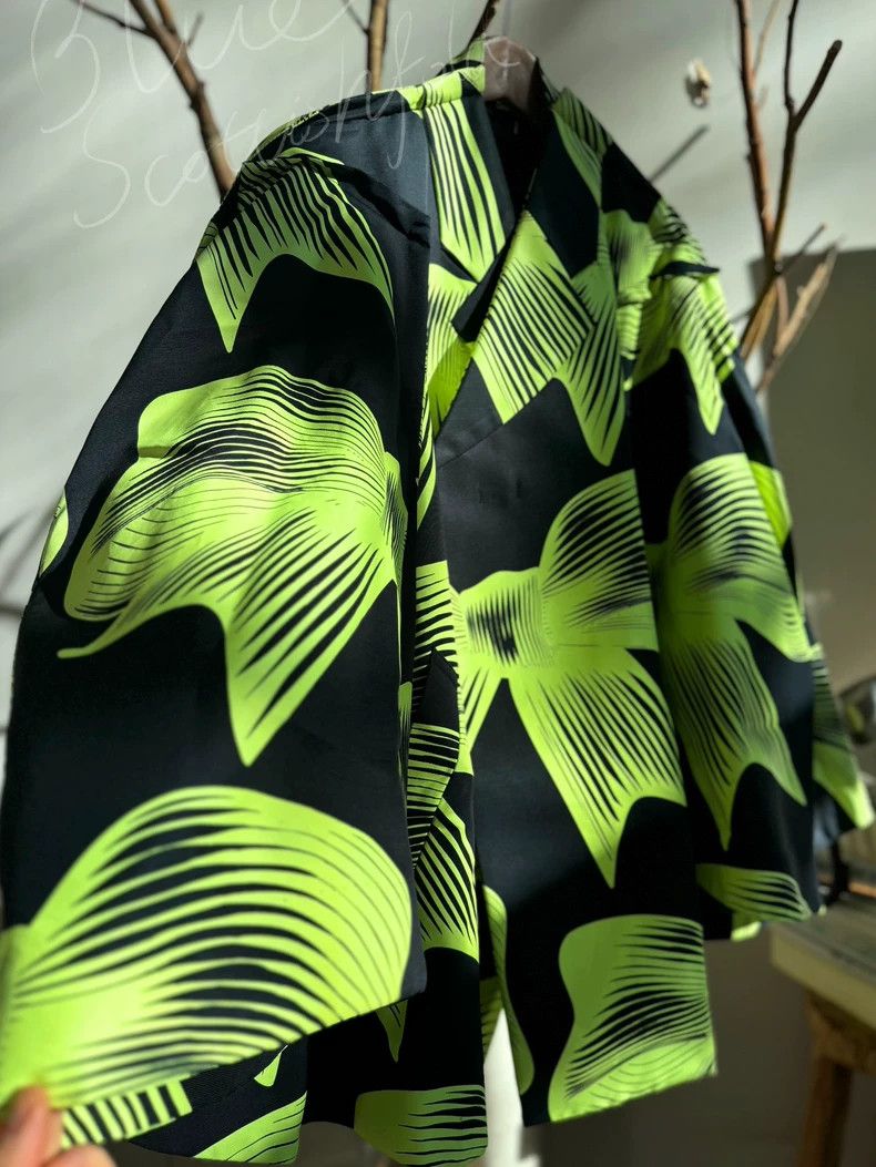 Other Comme Des Garcons Fluorescent bow print jacket Size S / US 4 / IT 40 - 2 Thumbnail