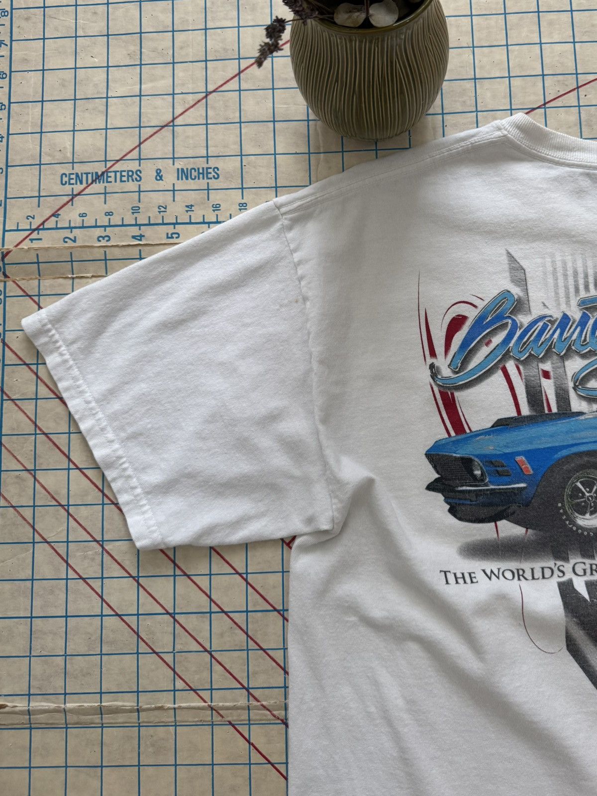 Vintage Barrett Jackson Collector Car Auction Graphic Tee Large Whit Size US L / EU 52-54 / 3 - 4 Thumbnail