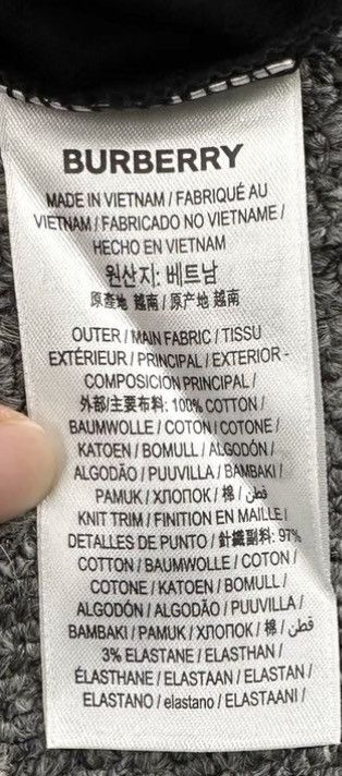 Burberry Burberry Embroidered Letter Logo Short Sleeve T-shirt K12 Size US XXS / EU 40 - 8 Thumbnail