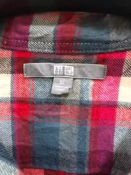 Flannel × Japanese Brand Japanese Brand Uniqlo Plaid Tartan Flannel Shirt 👕 Size US XL / EU 56 / 4 - 3 Thumbnail