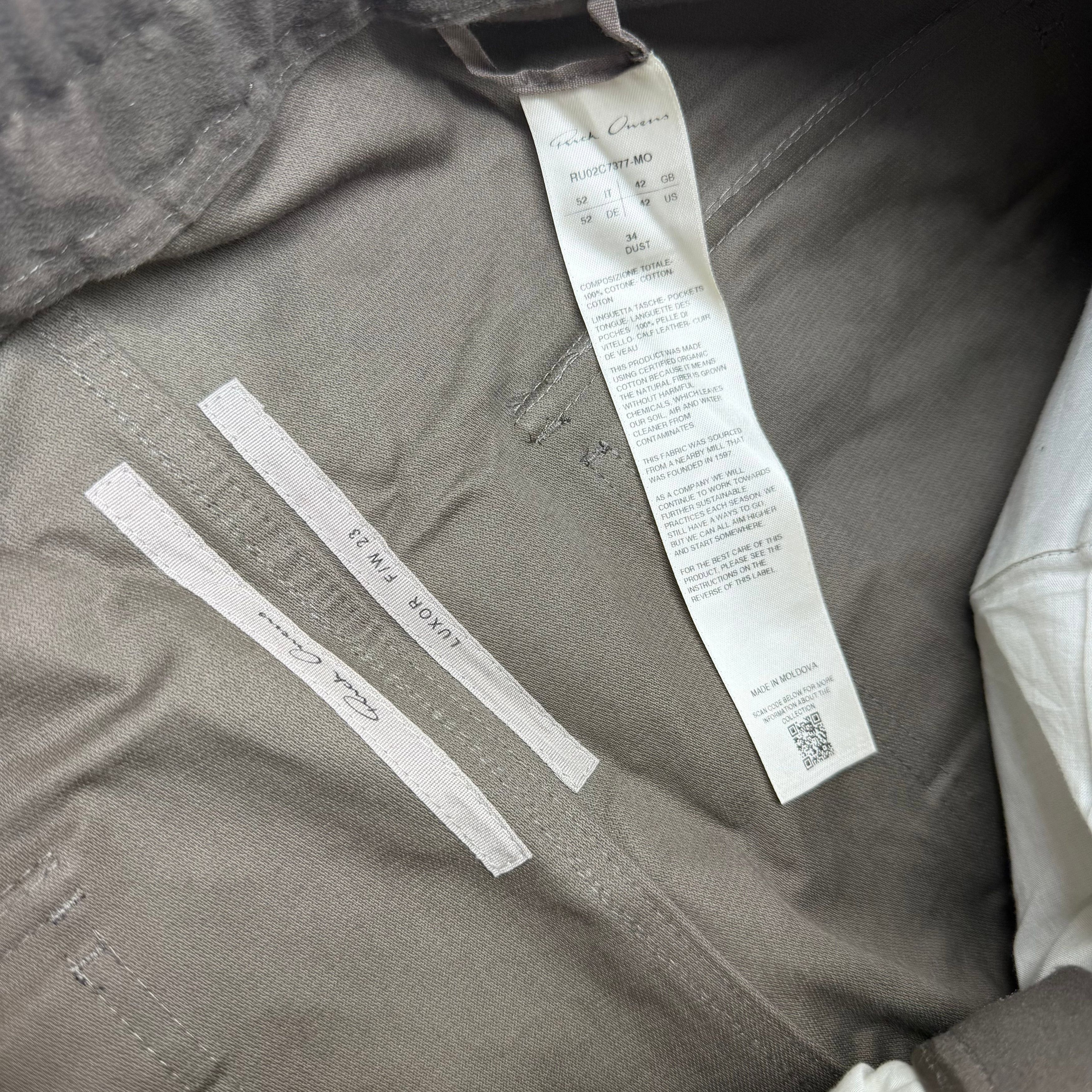 Rick Owens Rick Owens Bauhaus Cargo Pants Dust 52 (L) Size US 36 / EU 52 - 6 Thumbnail