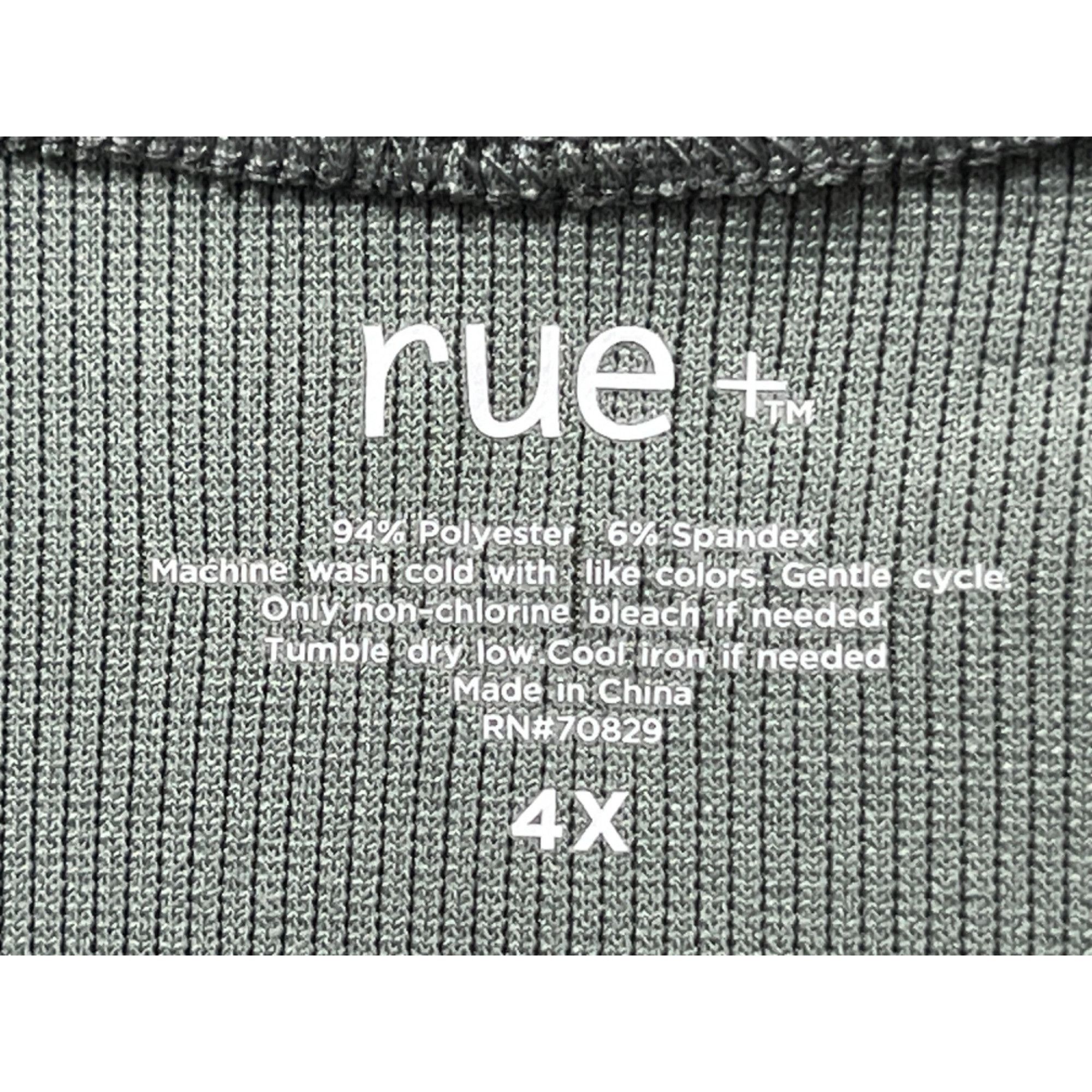Other Rue + - Women's Long Sleeve Stretch Casual T-Shirt - Light G Size 4XL / US 24-26 - 9 Thumbnail