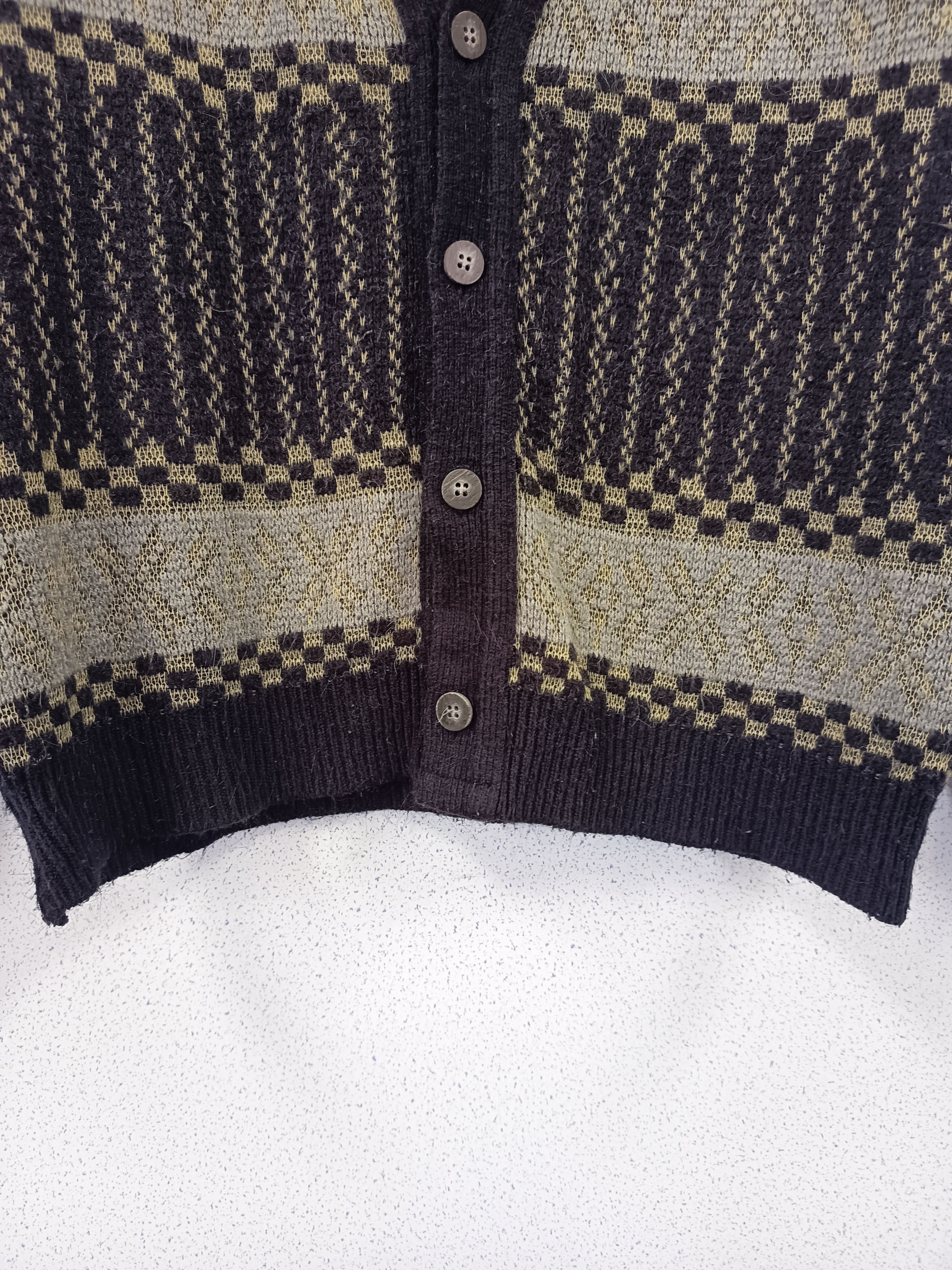 Vintage AlcottHouse Vintage Knit Cardigan – Patterned Retro Style Size US L / EU 52-54 / 3 - 9 Thumbnail