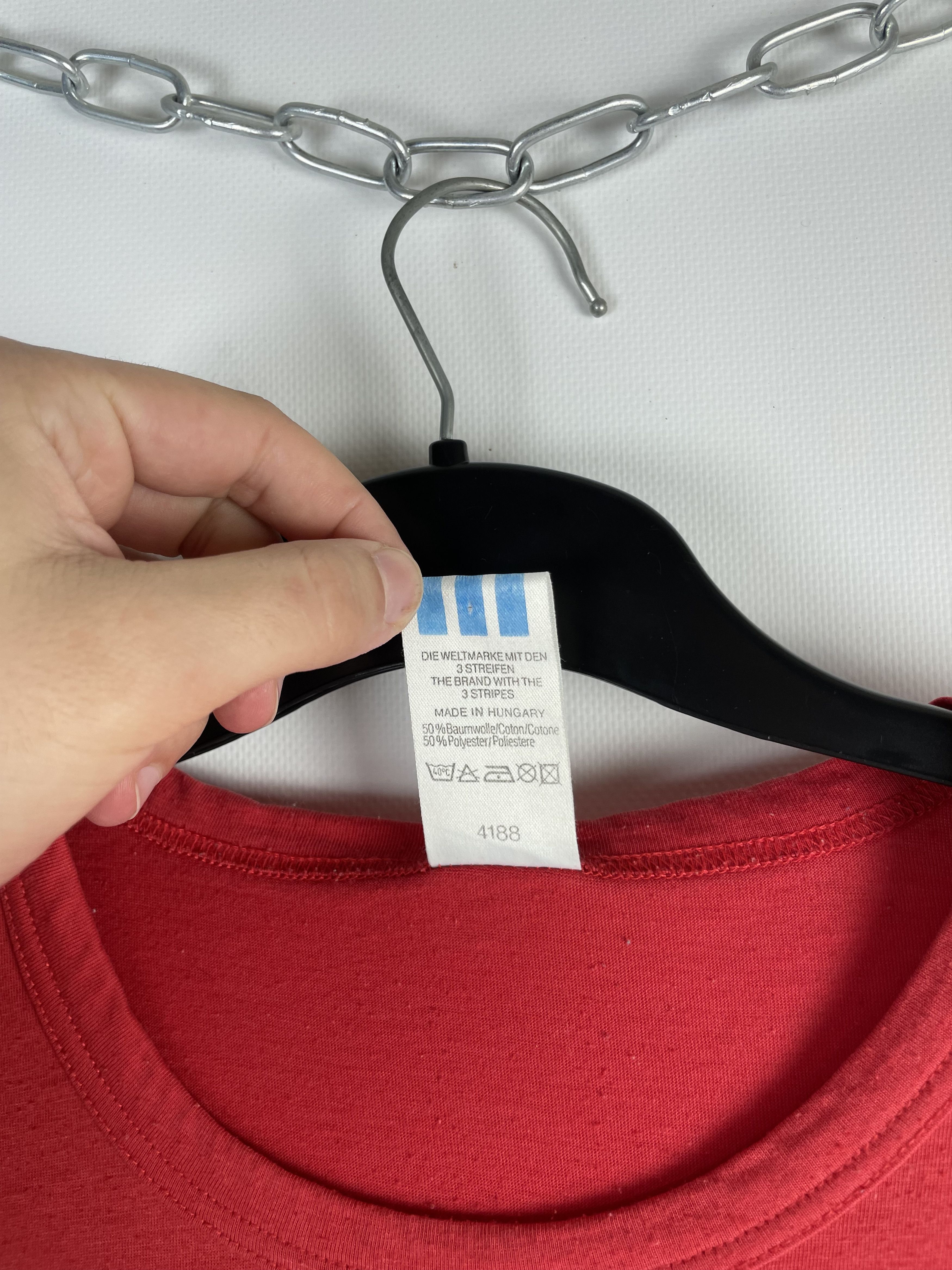 Adidas × Vintage Vintage 90s Adidas Tee Stripes Streetwear Hype Size US XL / EU 56 / 4 - 6 Thumbnail