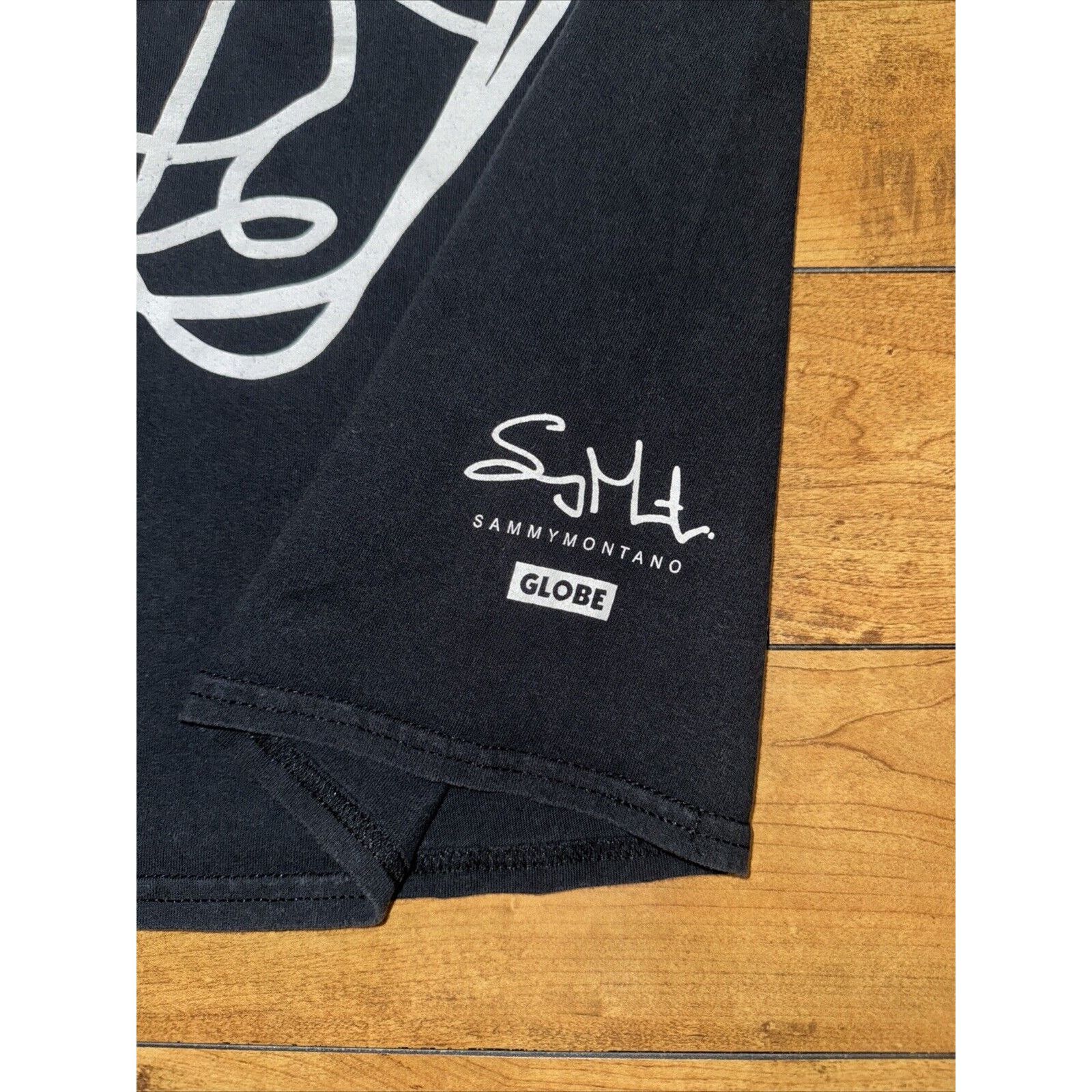 Globe × Japanese Brand × Vintage Globe Skateboarding Sammy Montano T-Shirt Black M 18x25.5 Size US M / EU 48-50 / 2 - 3 Thumbnail