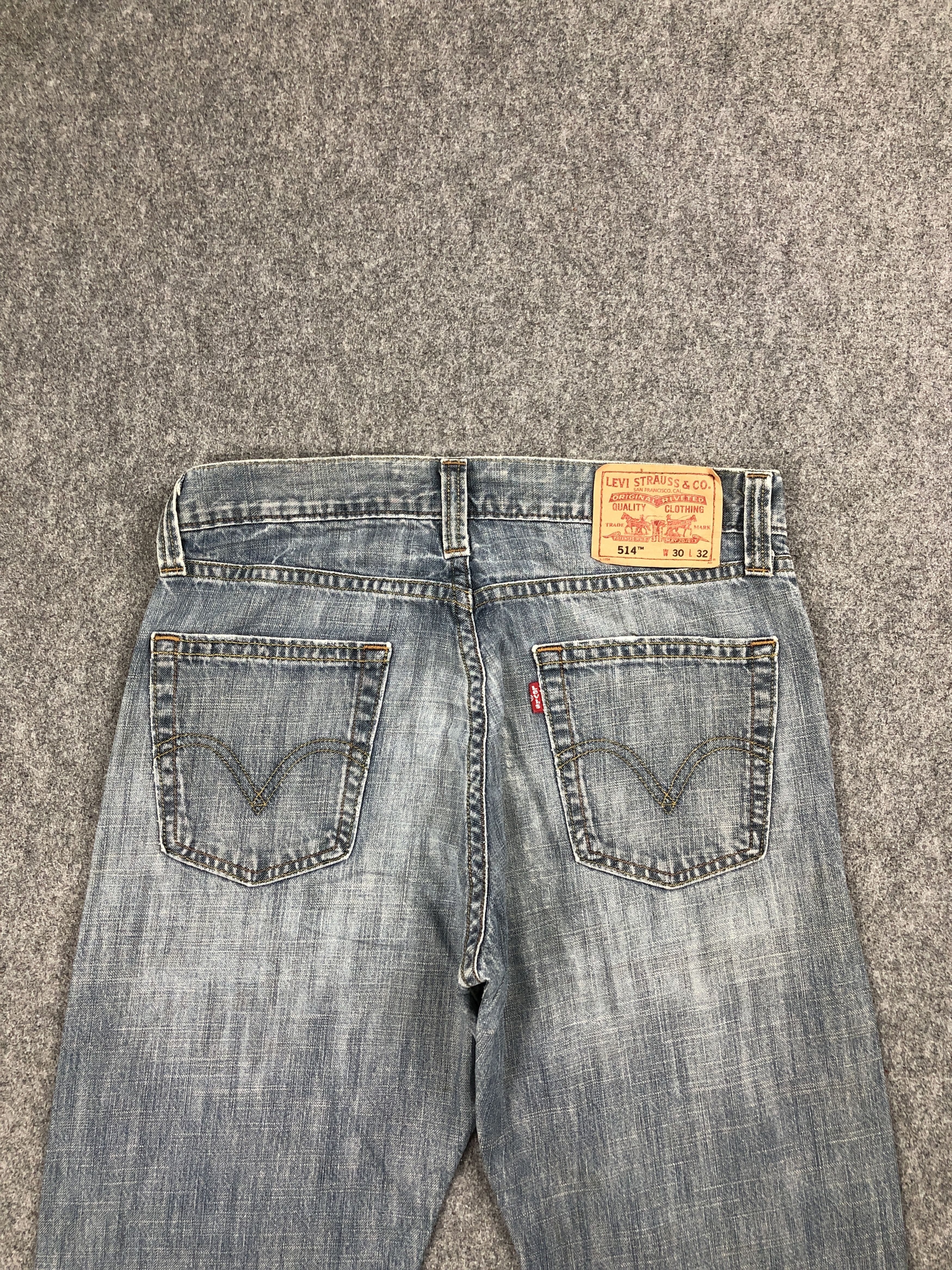 Levi's Vintage Levis 514 Faded Blue Jeans DP2476 Size US 29 - 4 Thumbnail