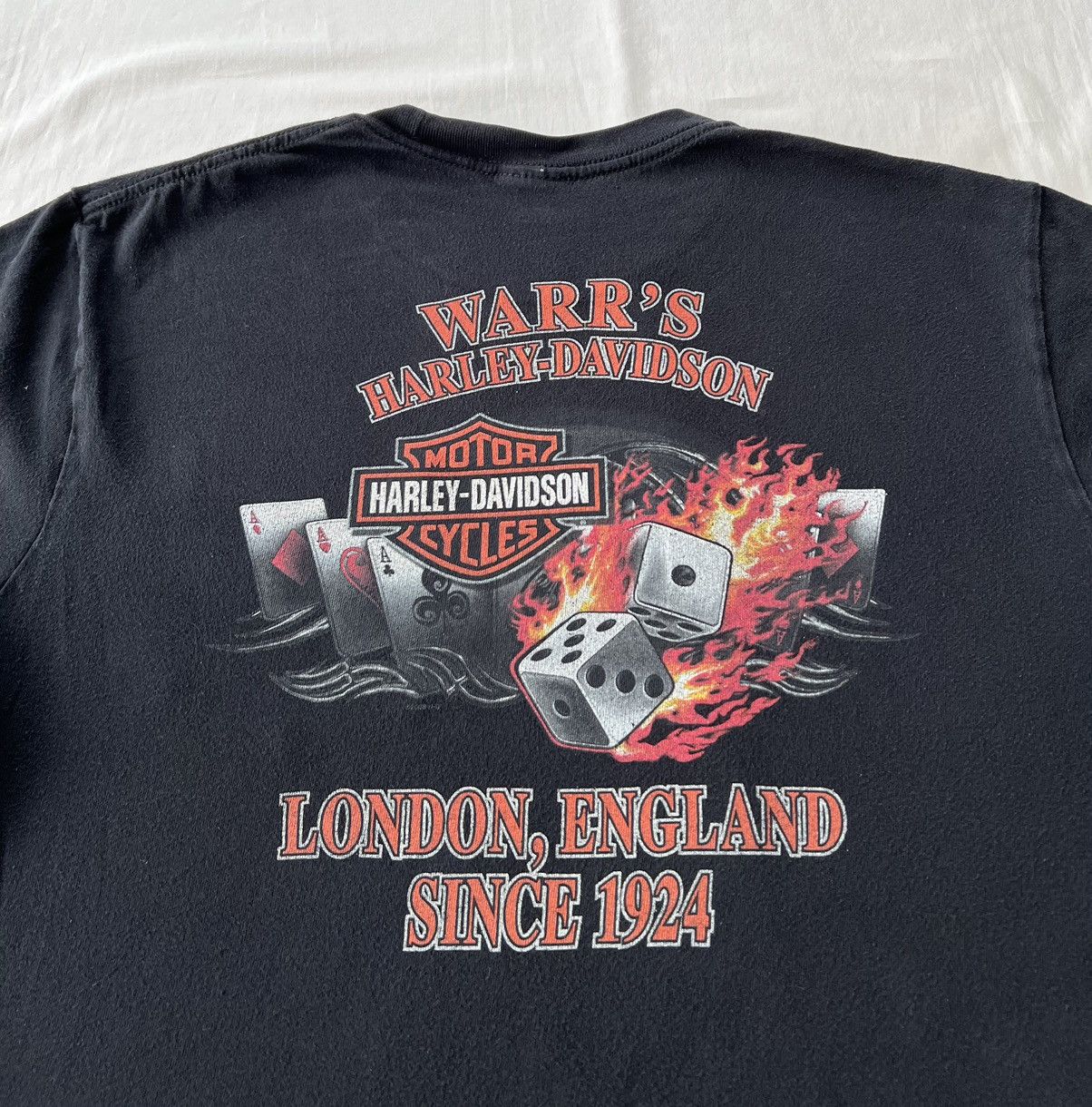 Harley Davidson Vintage 2010 Harley Davidson Eagle Pocket Black T-shirt Size US L / EU 52-54 / 3 - 13 Thumbnail