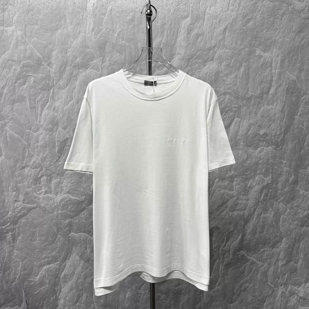 Dior dior embroidered logo short sleeve t-shirt Size US XL / EU 56 / 4 - 1 Thumbnail