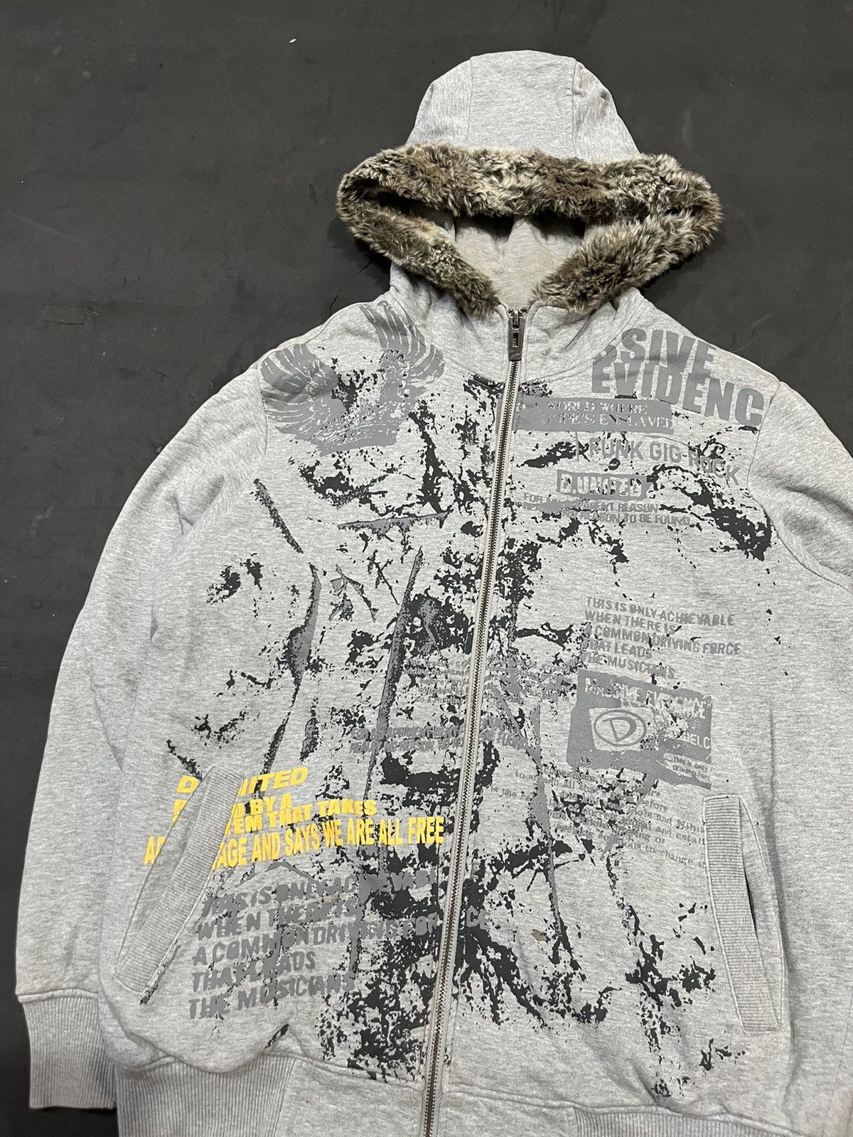 If Six Was Nine × Japanese Brand × Le Grande Bleu (L.G.B.) Design united fur hoodie ifsixwasnine lgb styled Size US L / EU 52-54 / 3 - 3 Thumbnail