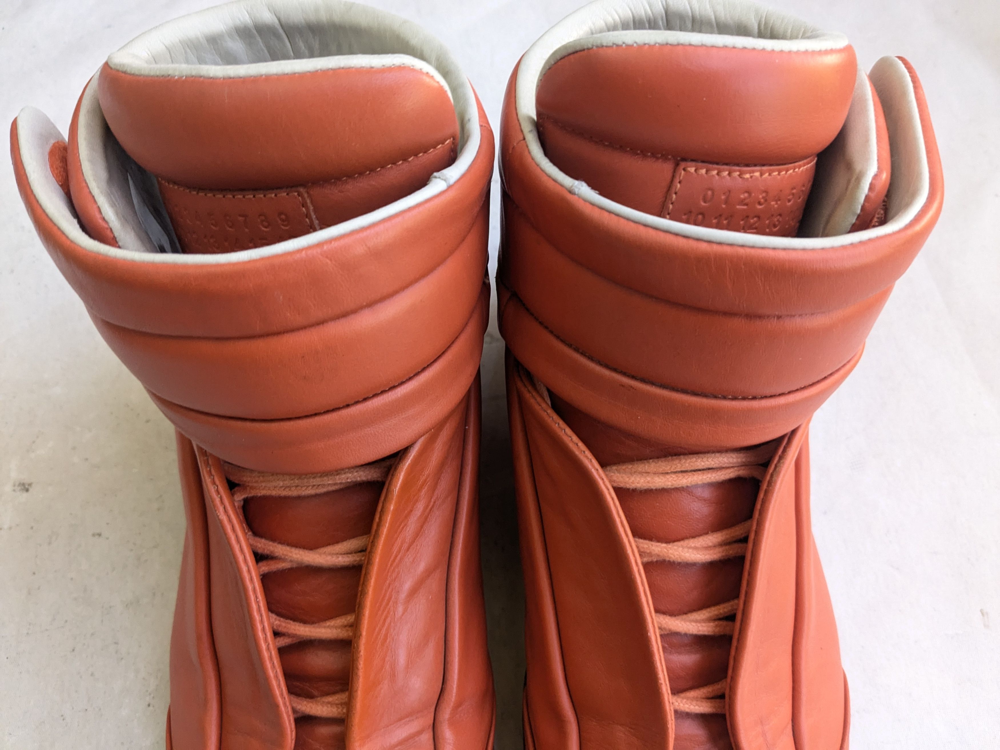Maison Margiela Maison Margiela Future Orange High Tops 10 43 Size US 10 / EU 43 - 6 Thumbnail