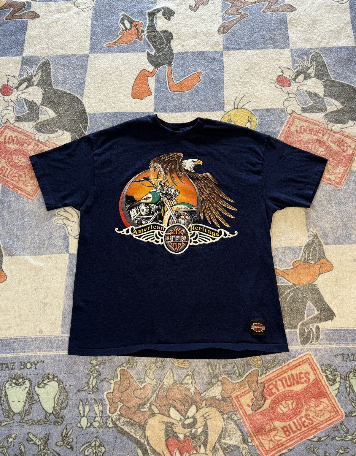 Harley Davidson Vintage harley tee Size US XL / EU 56 / 4 - 1 Thumbnail