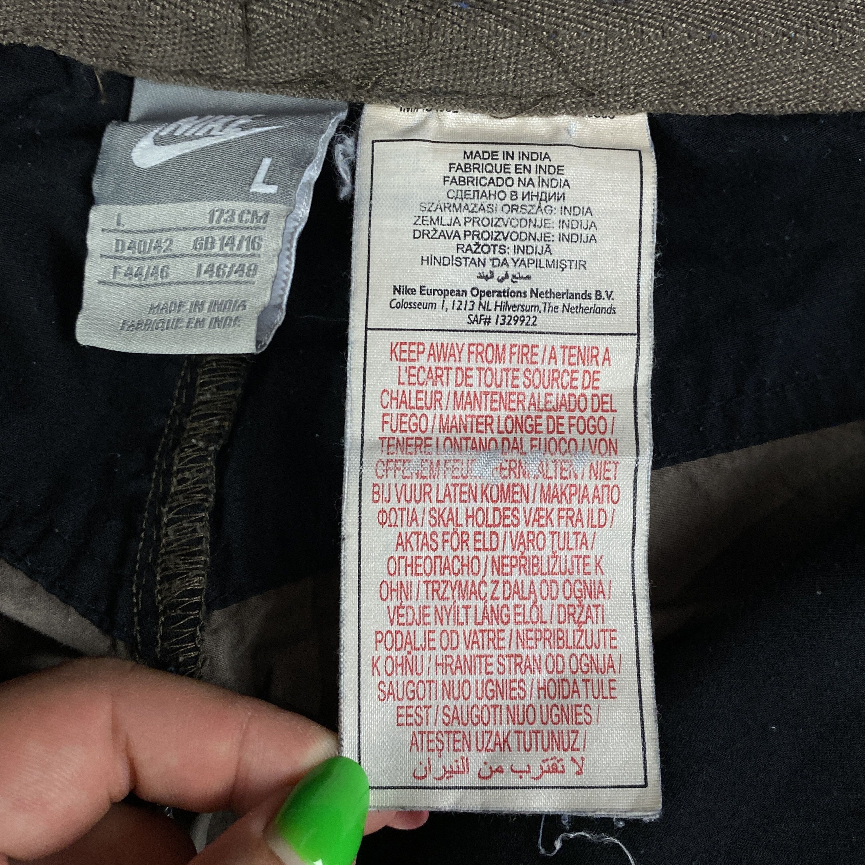 Nike × Vintage Womens Vintage Pants On Ties Nike Size L Cotton Size 30" / US 8 / IT 44 - 6 Thumbnail