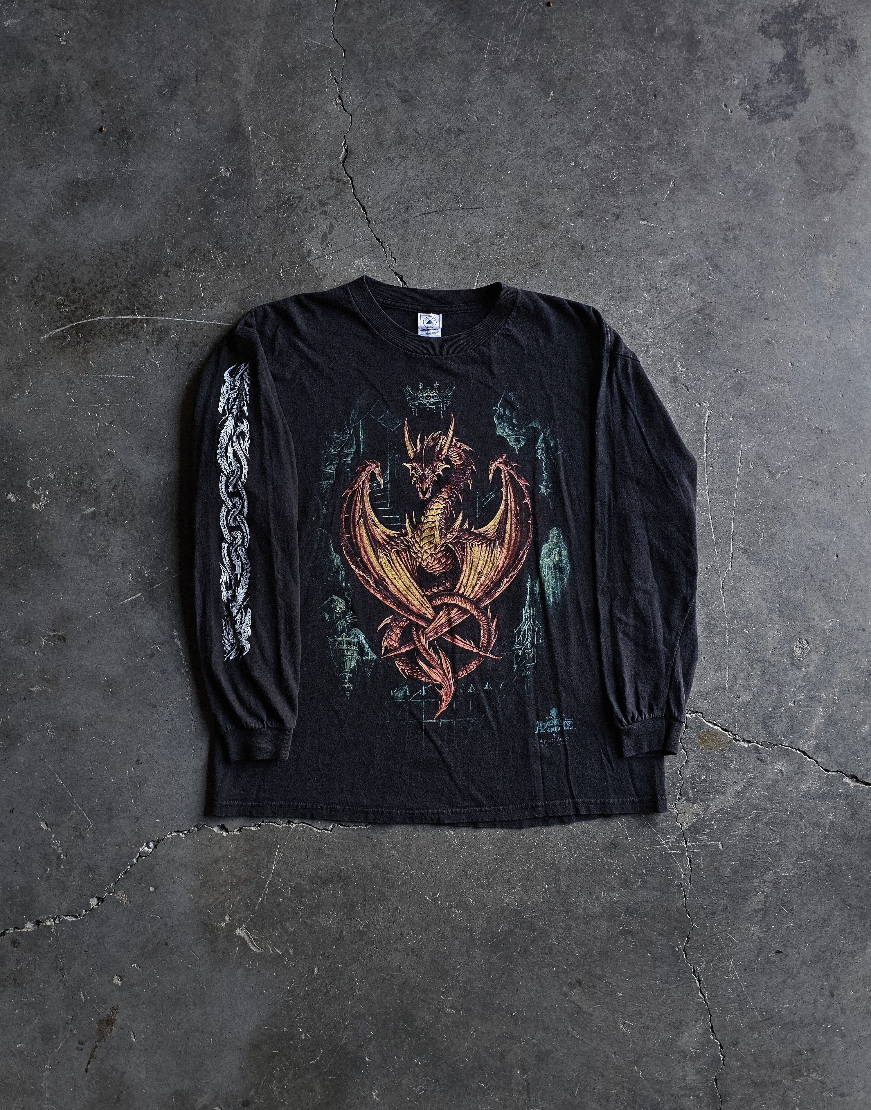 Other vintage alchemy gothic dragon dungeon tee Size US XL / EU 56 / 4 - 2 Thumbnail