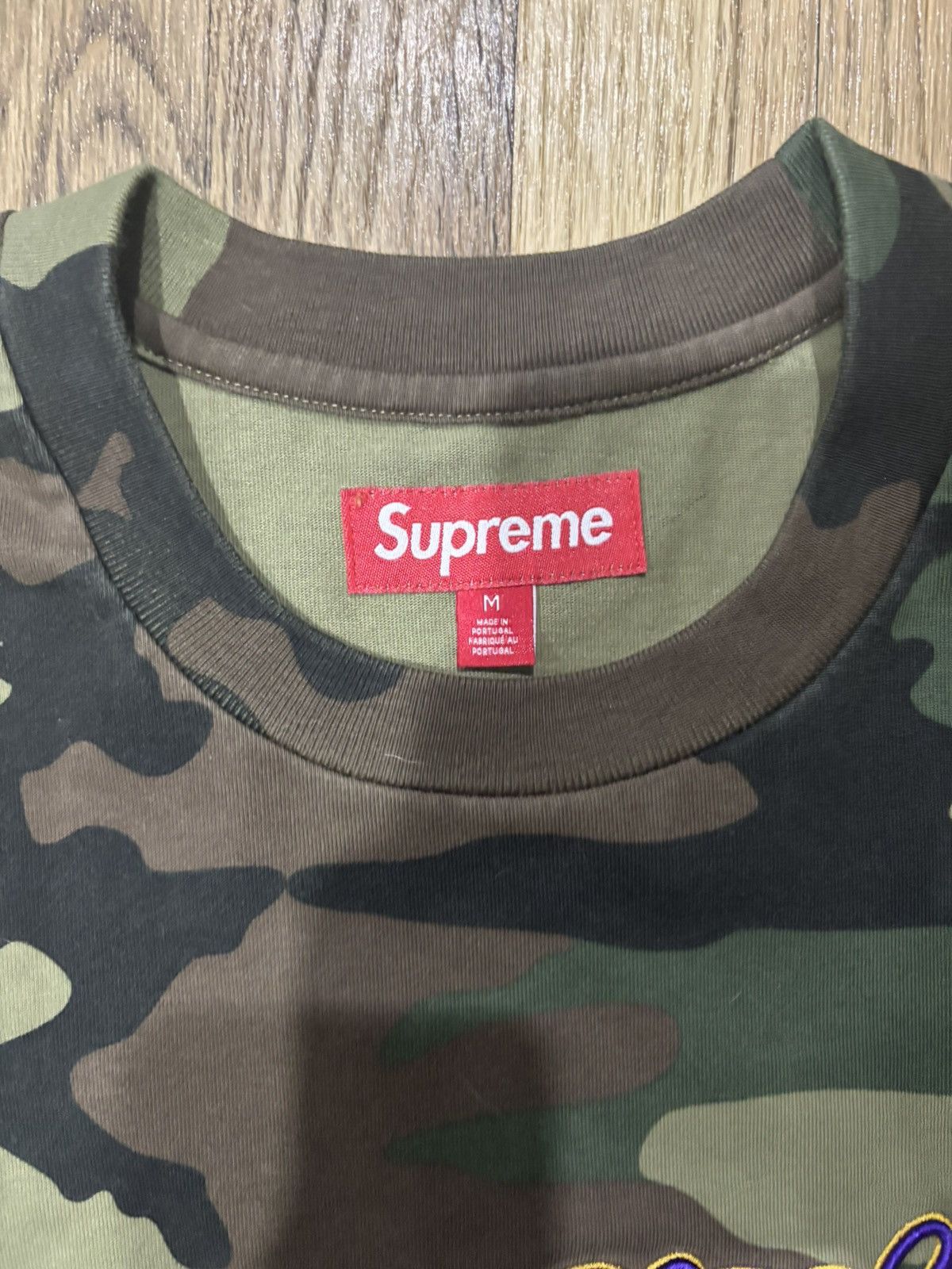 Supreme Supreme camo purple scripted shirt SS26 Size US M / EU 48-50 / 2 - 3 Thumbnail