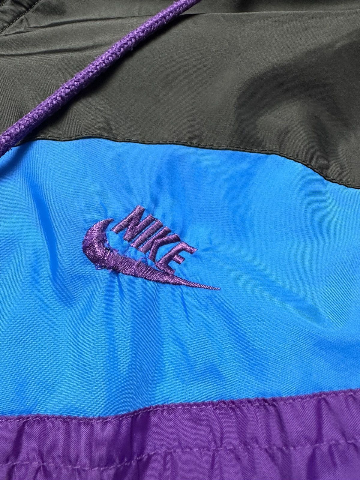 Vintage Nike track jacket size L black purple size L