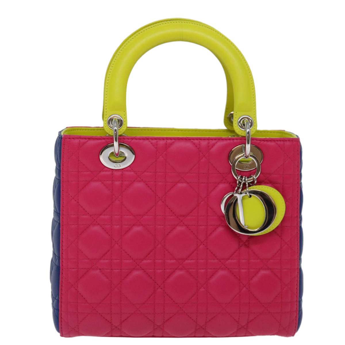 Dior iviera Pink Leather Handbag (Pre-Owned) Size ONE SIZE - 1 Thumbnail