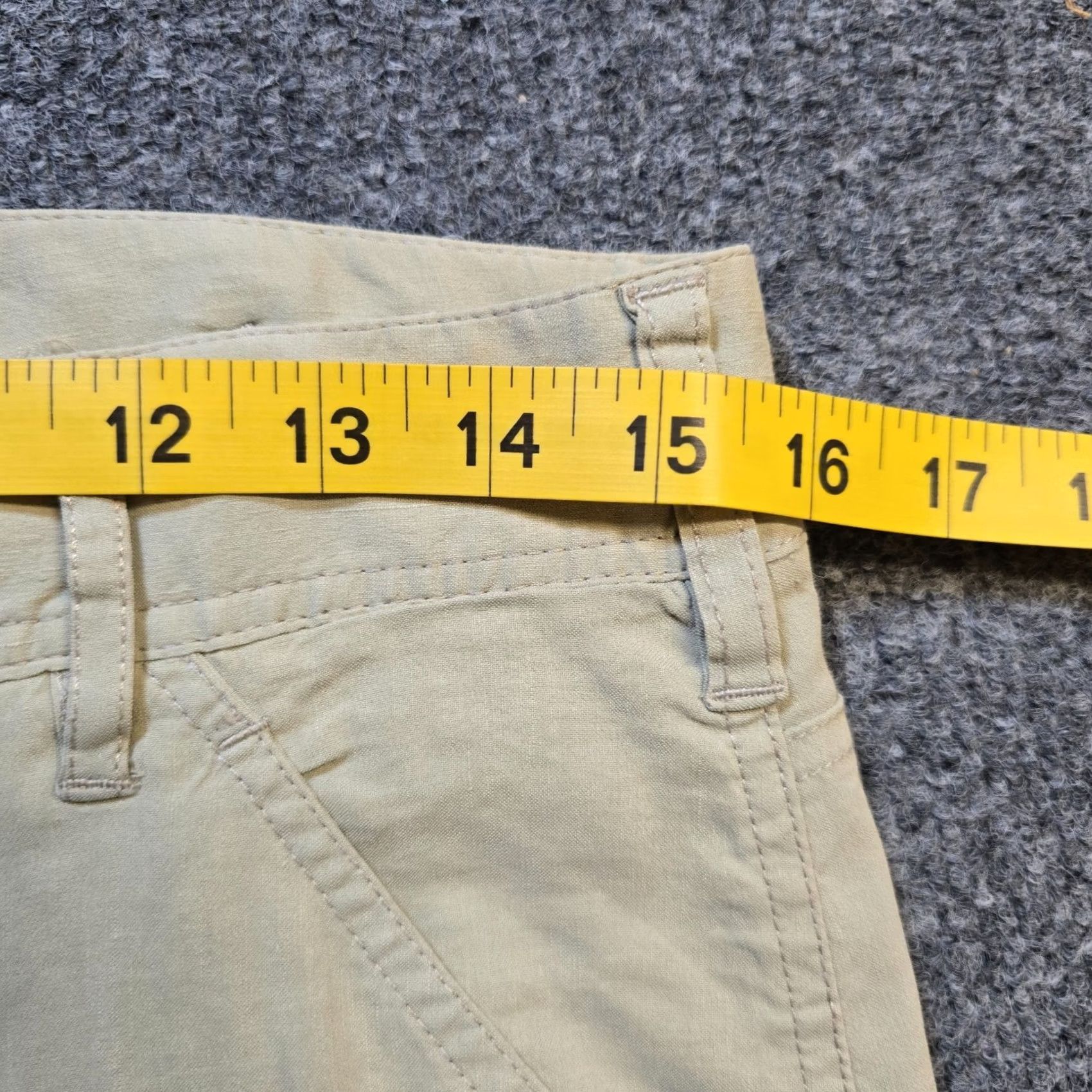 Theory Theory Pants Womens Size 2 Beige Tan Straight Leg Cuffed Minimal Career Capsule Dress Pants City Preppy Fall Spring Winter Womens Size 26" / US 2 / IT 38 - 5 Thumbnail