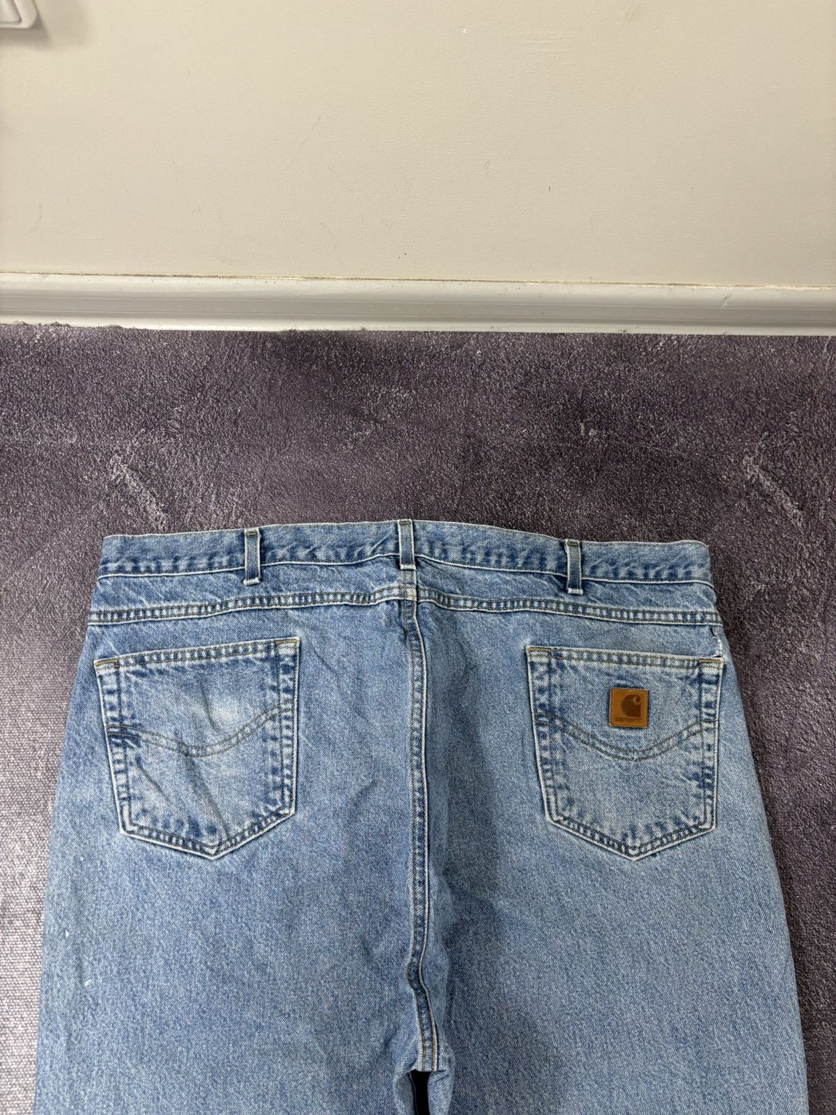 Carhartt Vintage Carhartt Y2K Traditional Fit Faded Denim Baggy Jeans Size US 44 / EU 60 - 6 Thumbnail