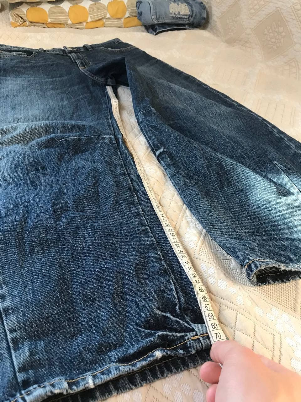 Zara 🔥 Zara Crazy Baggy Wide Denim Pants Jeans Trousers Y2K Rare Size US 31 - 11 Thumbnail