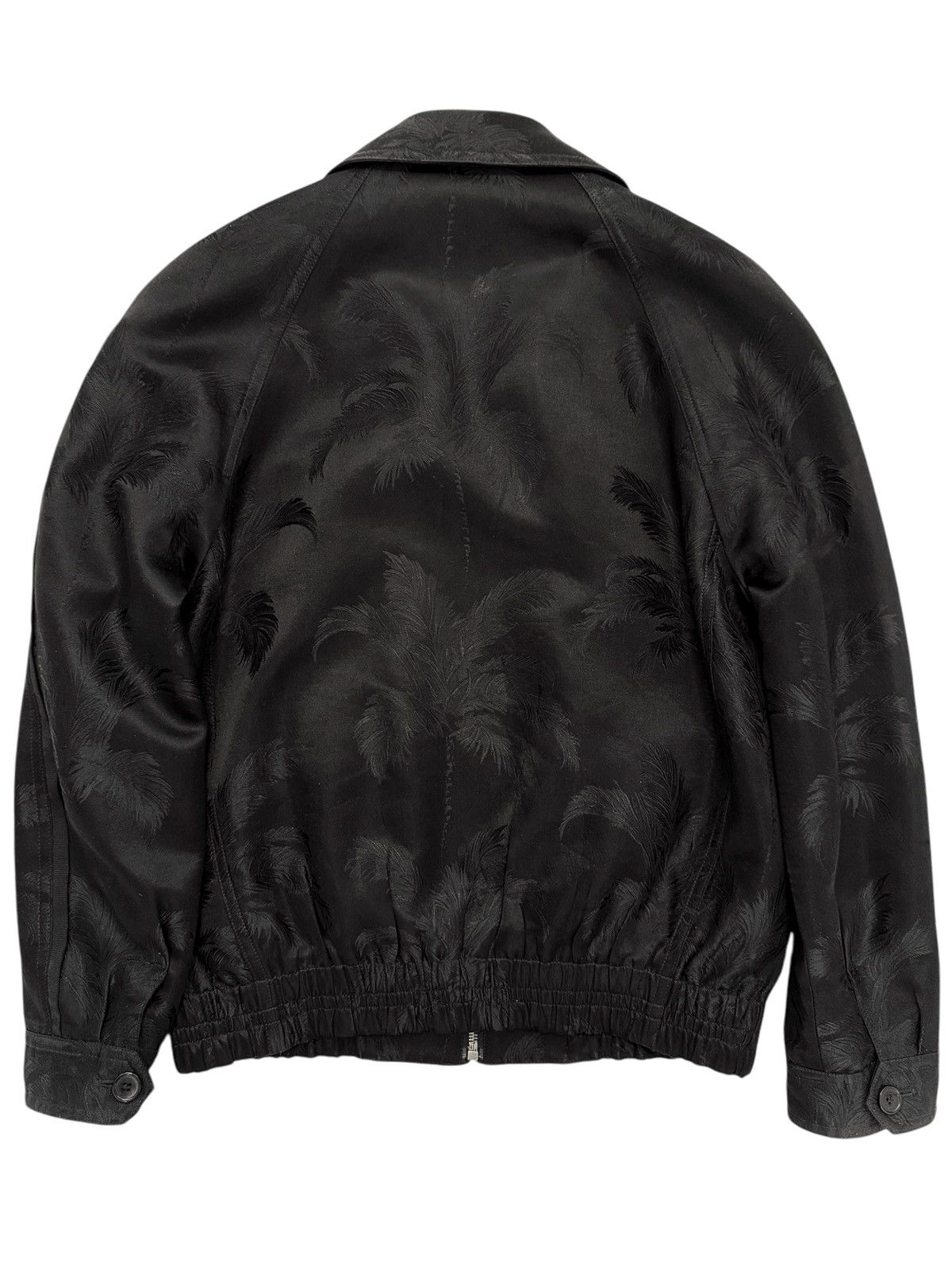 Saint Laurent Paris 2014 Palm Silk Teddy Zip Jacket Size US S / EU 44-46 / 1 - 2 Thumbnail