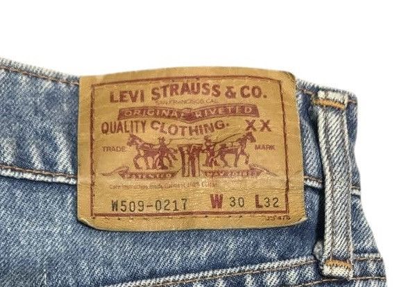 Levi's Vintage Levis 509 Straight Leg Jeans Size US 27 - 5 Thumbnail