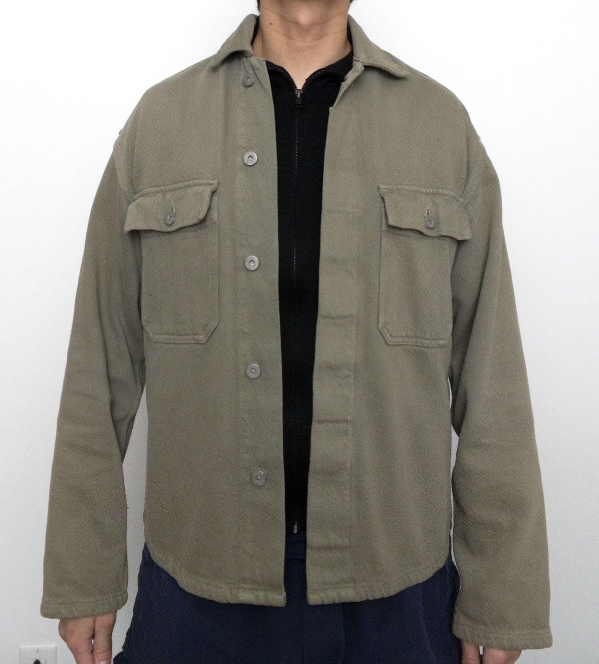 Yeezy YEEZY Season 6 Sage Workwear Shirt Made in USA 🇺🇸 Size US XS / EU 42 / 0 - 12 Thumbnail