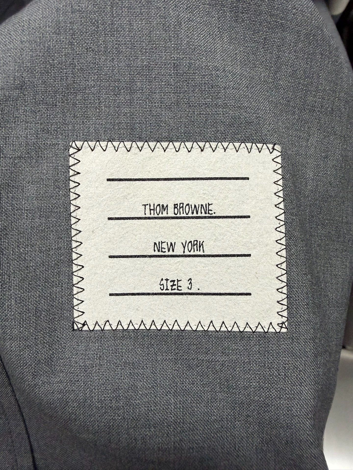 Thom Browne Thom Browne Men's 4-Bar Wool Jacket Medium Gray Size 3 Size US L / EU 52-54 / 3 - 3 Thumbnail