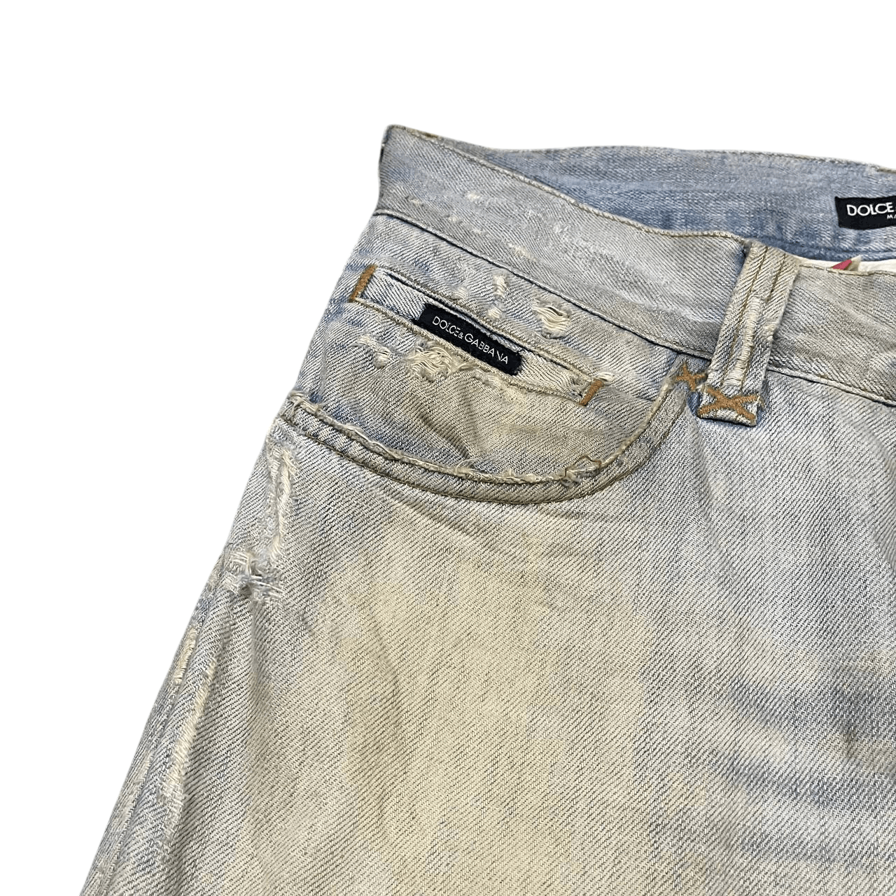 Dolce & Gabbana Vintage Dolce And Gabbana Denim Double Zipper 12 Slim Size US 31 - 8 Thumbnail