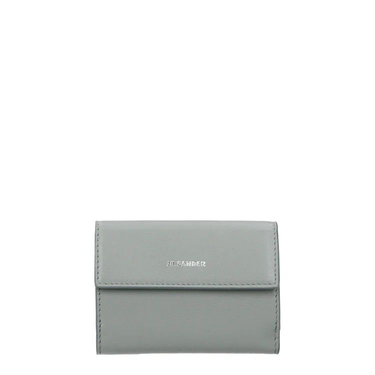 Jil Sander ob1o1e1124 Size: OS / Leather Wallet in Grey Size ONE SIZE - 1 Thumbnail