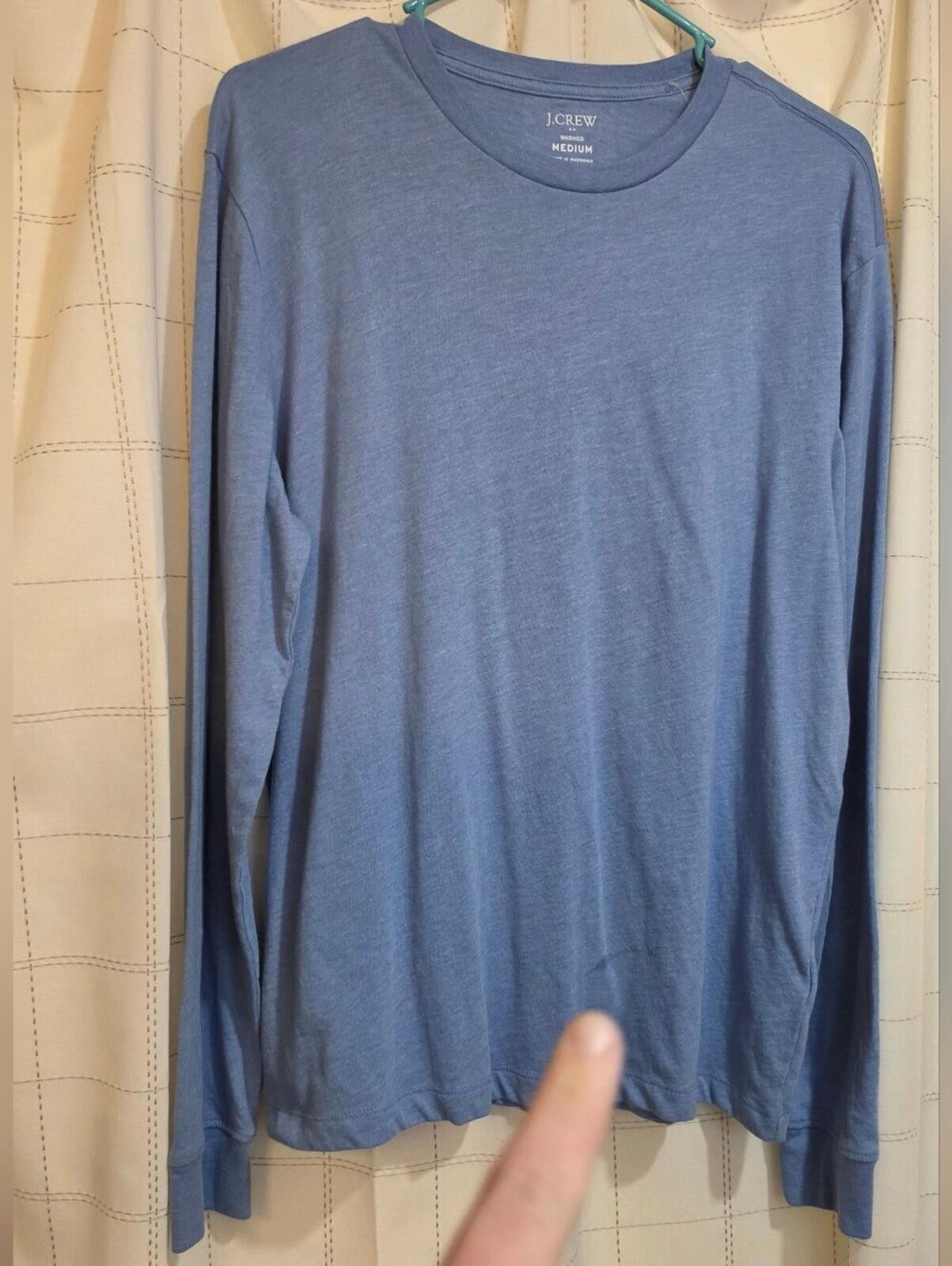 J.Crew J Crew Long-sleeve washed jersey tee Size US XL / EU 56 / 4 - 3 Thumbnail