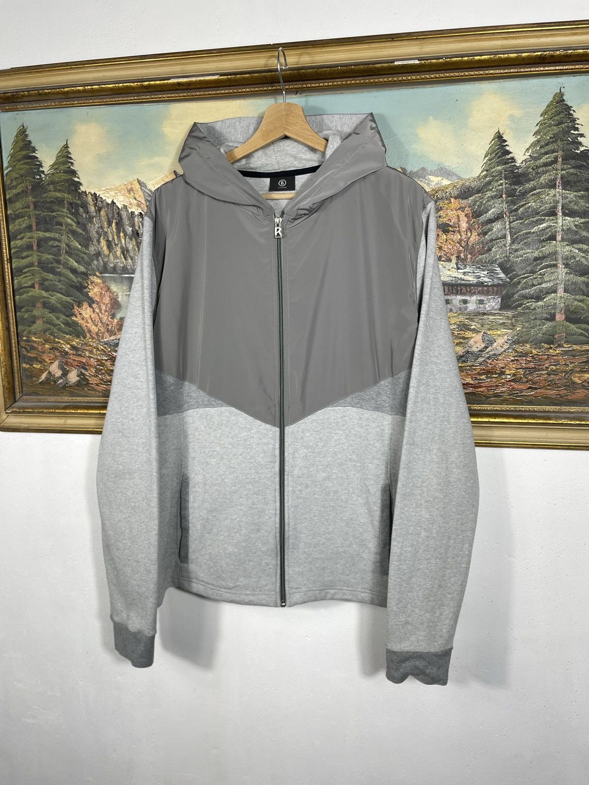 Bogner × Designer Bogner Zip Nylon Hoodie Sweatshirt Jacket Gorpcore Outdoor Size US XXL / EU 58 / 5 - 2 Thumbnail