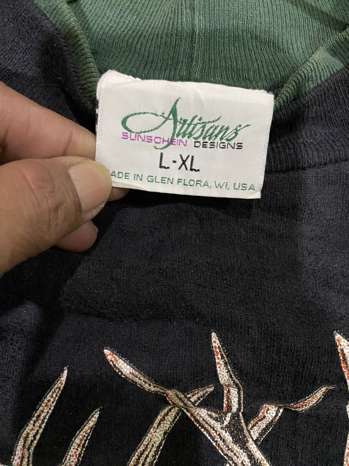 Vintage Vintage ‘90s Artisans AOP Wildlife Crewneck Sweatshirt Size US XL / EU 56 / 4 - 7 Thumbnail
