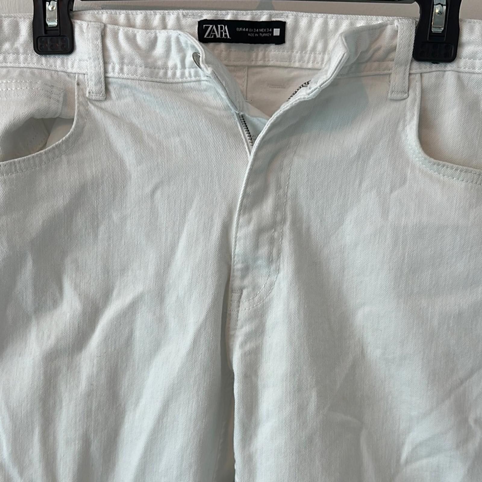 Zara Zara Men's Skinny Jeans - White Size US 44 / EU 60 - 3 Thumbnail