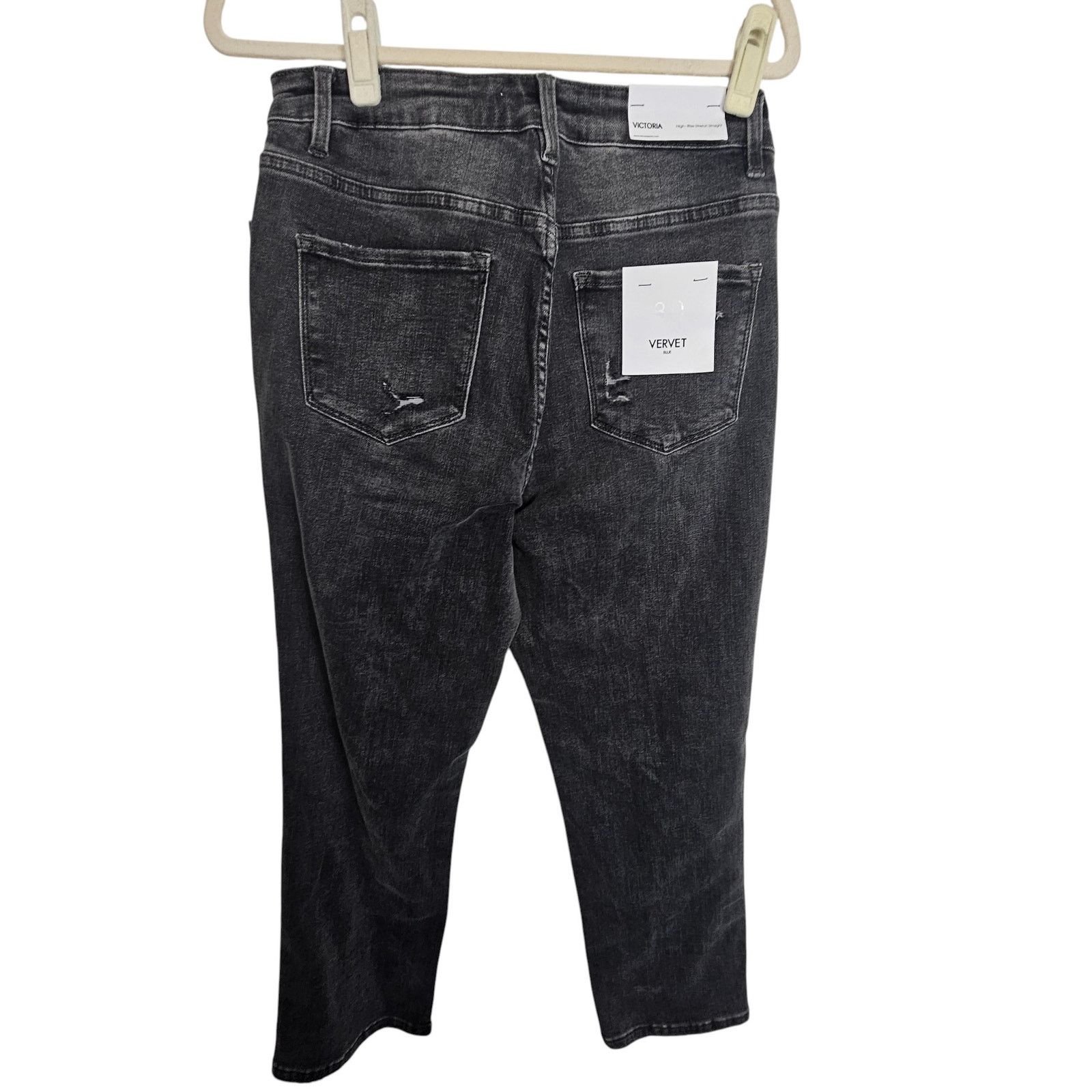 Velvet Vervet Flying Monkey Womens Victoria Straight Leg Jeans Size 30" / US 8 / IT 44 - 8 Thumbnail
