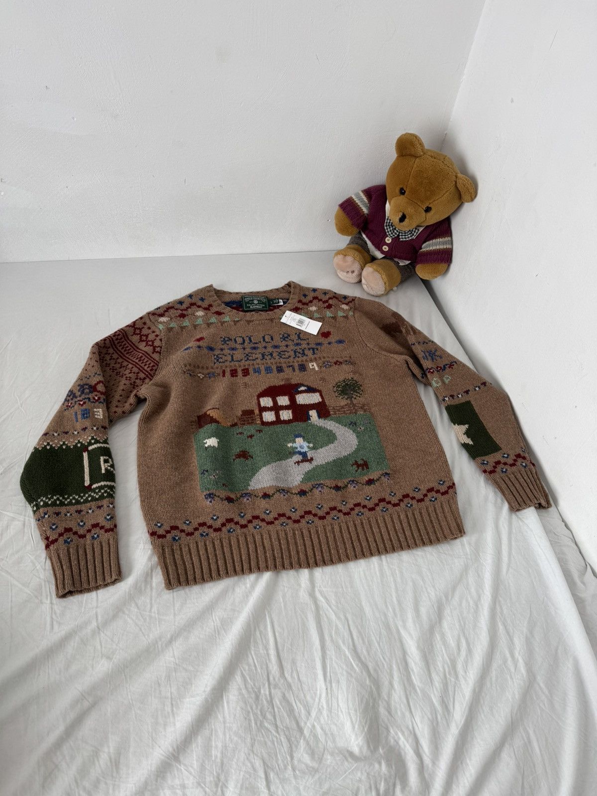 Ralph Lauren Ralph Lauren X Element skateboarding wool knitted sweater Size US L / EU 52-54 / 3 - 1 Thumbnail