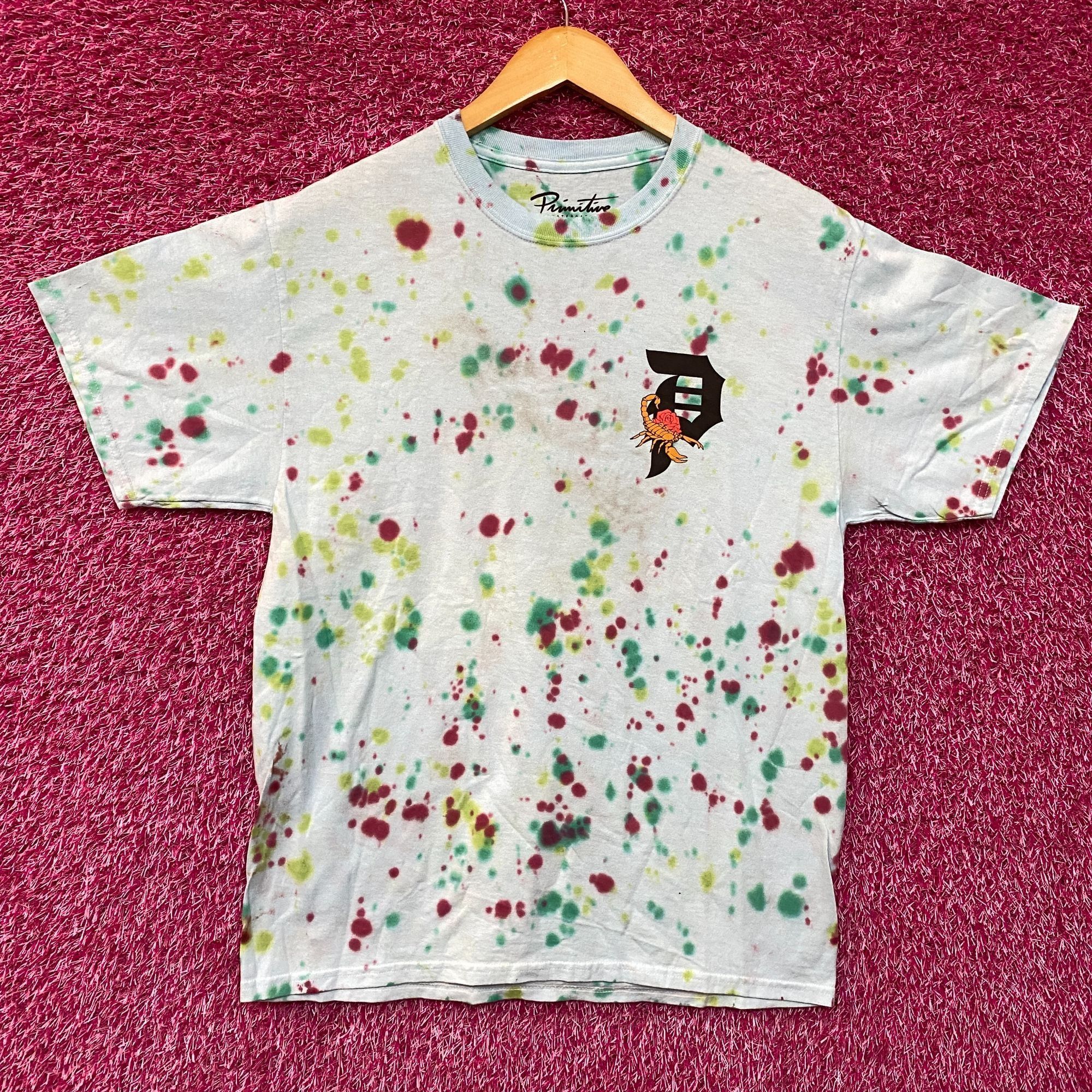 Primitive Primitive Dirty P Scorpion Tie Dye T-Shirt Small Size US S / EU 44-46 / 1 - 1 Thumbnail