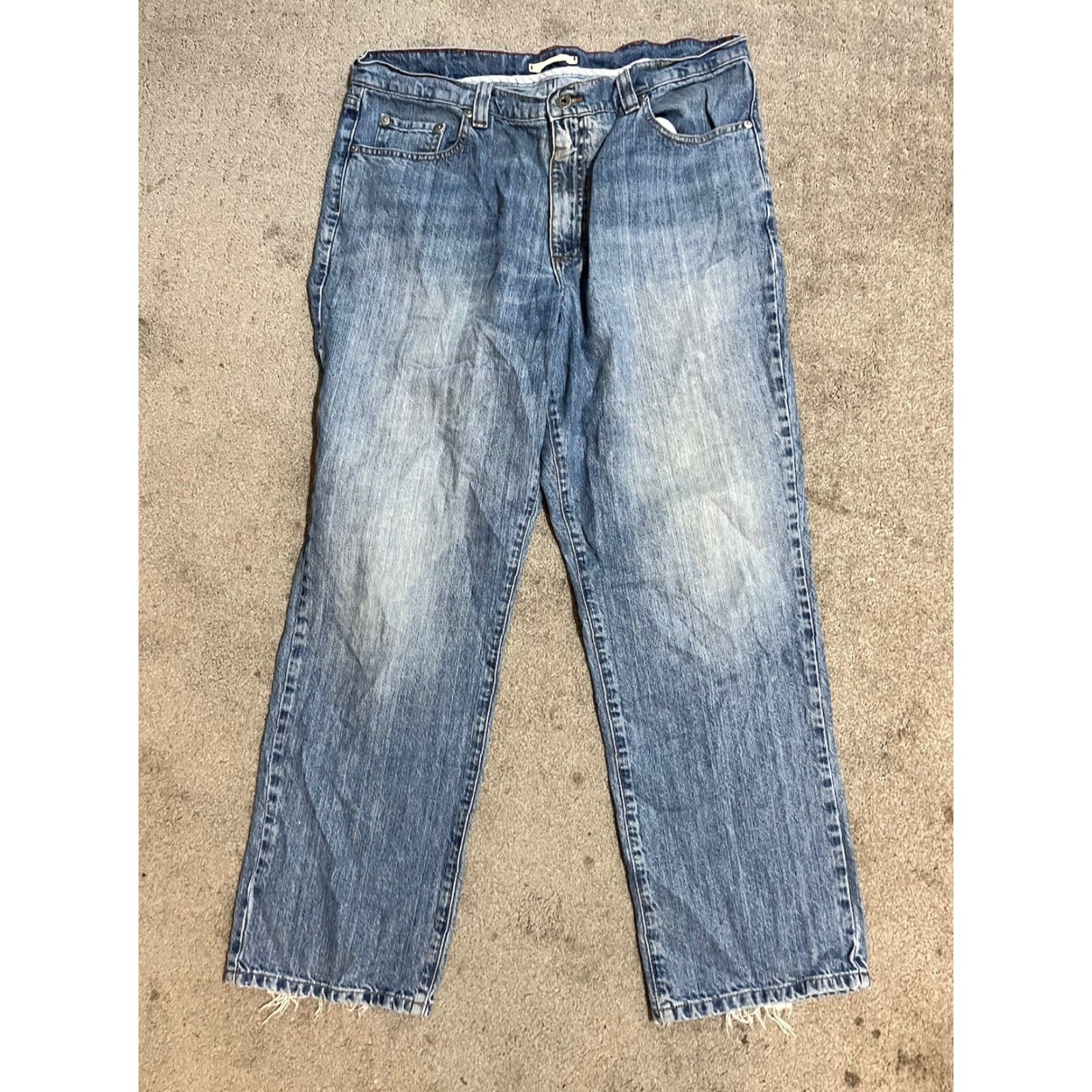 Vintage LL Bean Denim Jeans Blue 36x30 Regular Men Jeans 36 Blue Denim LL Bean 90s Nature Straight Vintage Mens Size US 36 / EU 52 - 3 Thumbnail