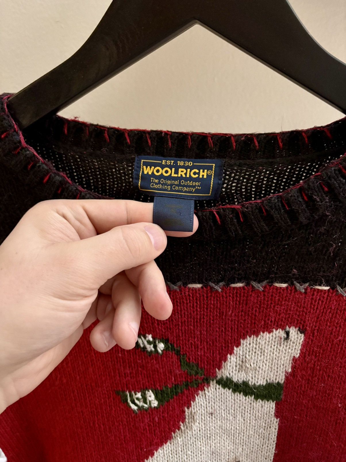 Woolrich Woolen Mills Woolrich VTG 90s ramie/cotton knit polar bear sweater M Size M / US 6-8 / IT 42-44 - 2 Thumbnail