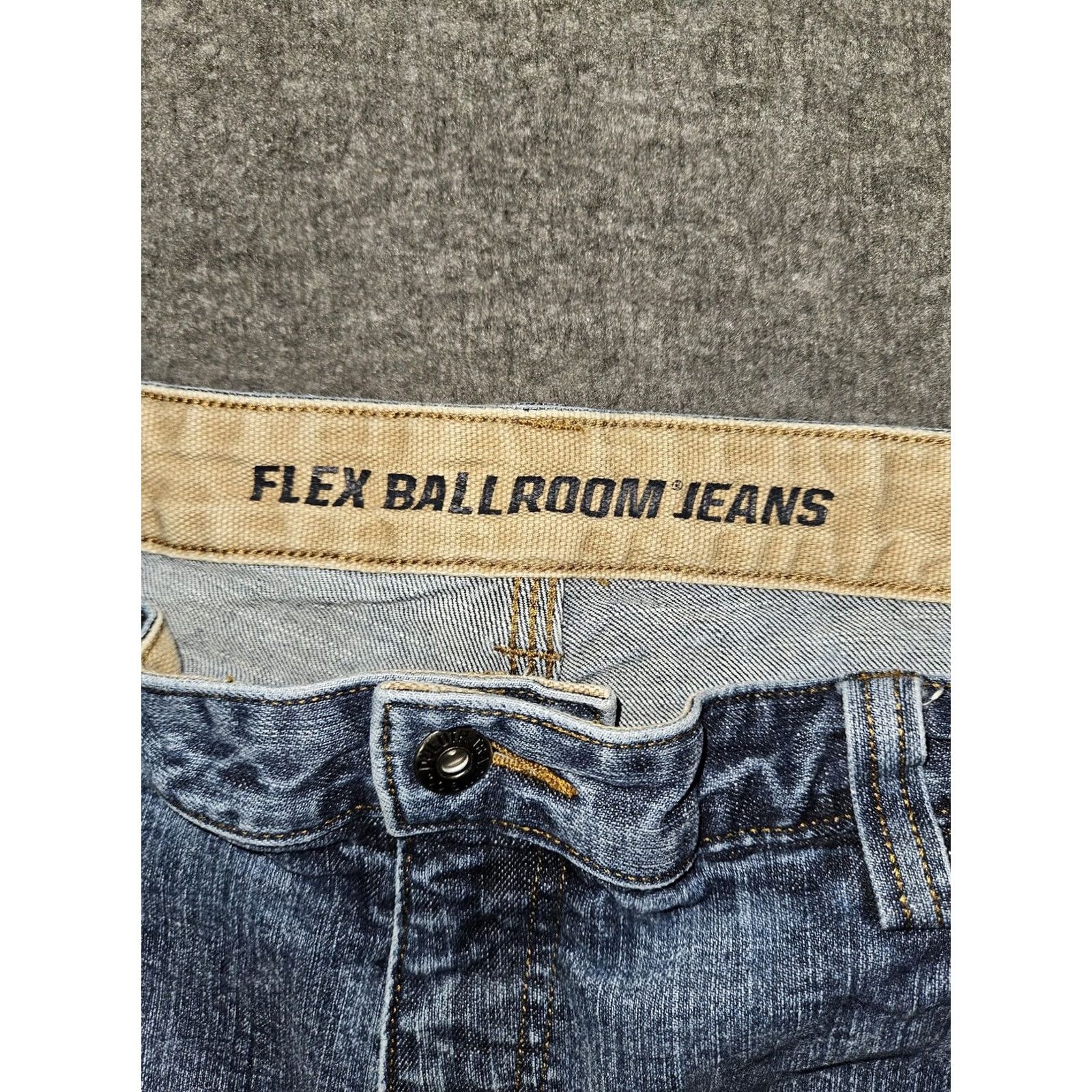 Duluth Trading Company Duluth Trading Co Jeans Mens 38x30 Flex Ballroom Denim Blue Cargo Straight Regular Activity Workwear Comfort Pockets Mens Size US 38 / EU 54 - 6 Thumbnail