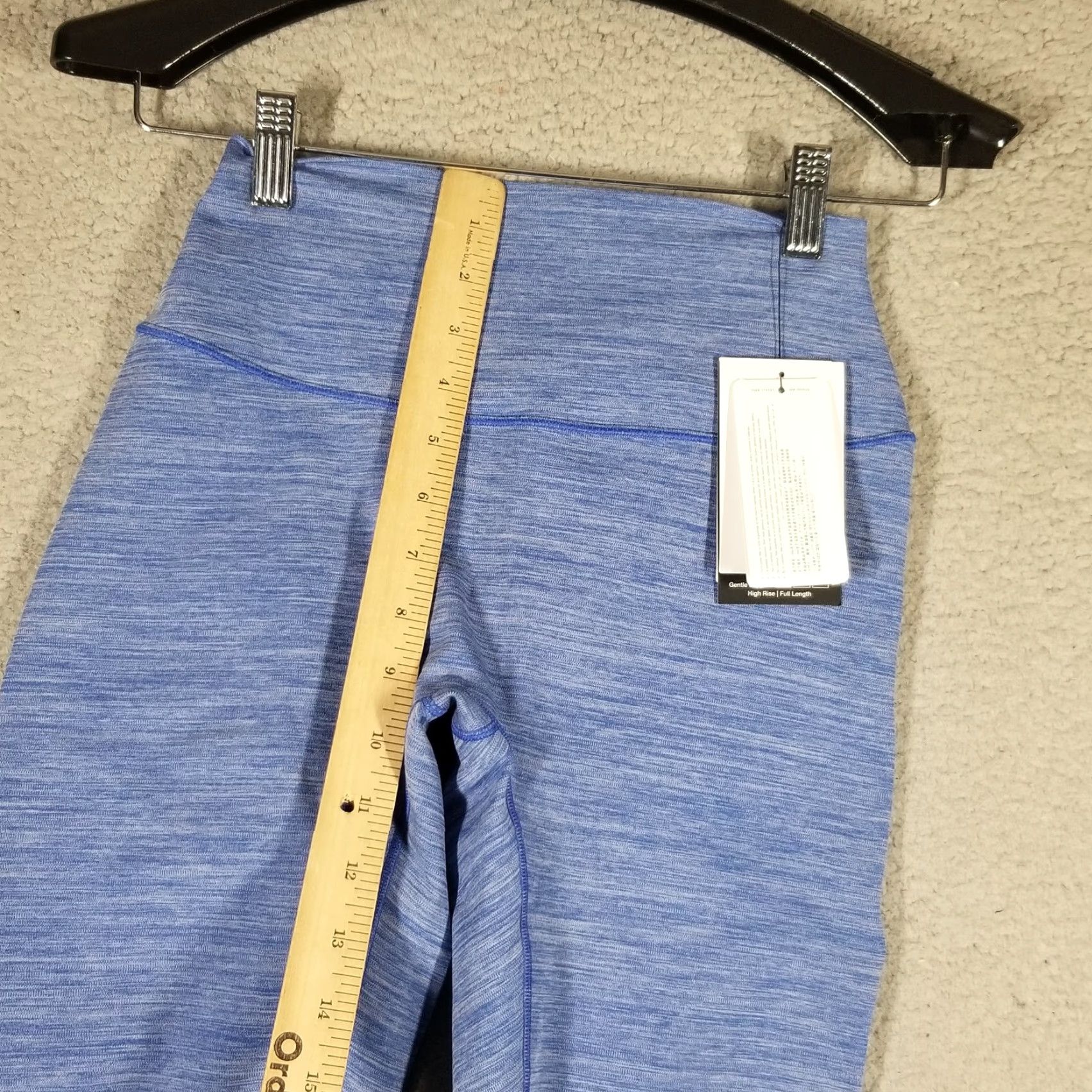 Nike Nike One Dri-FIT Leggings Womens Medium Blue High Rise Full Length Yoga Pants Size 32" / US 10 / IT 46 - 4 Thumbnail