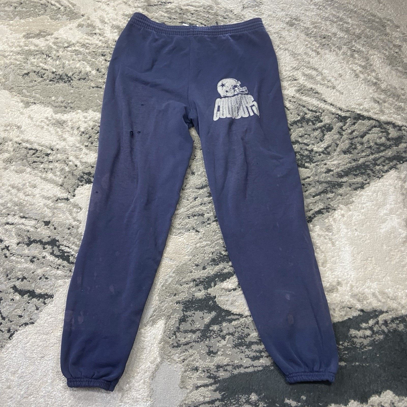 Champion Vintage 90s Dallas Cowboys Sweatpants 1990s Large Distressed Size ONE SIZE - 1 Thumbnail
