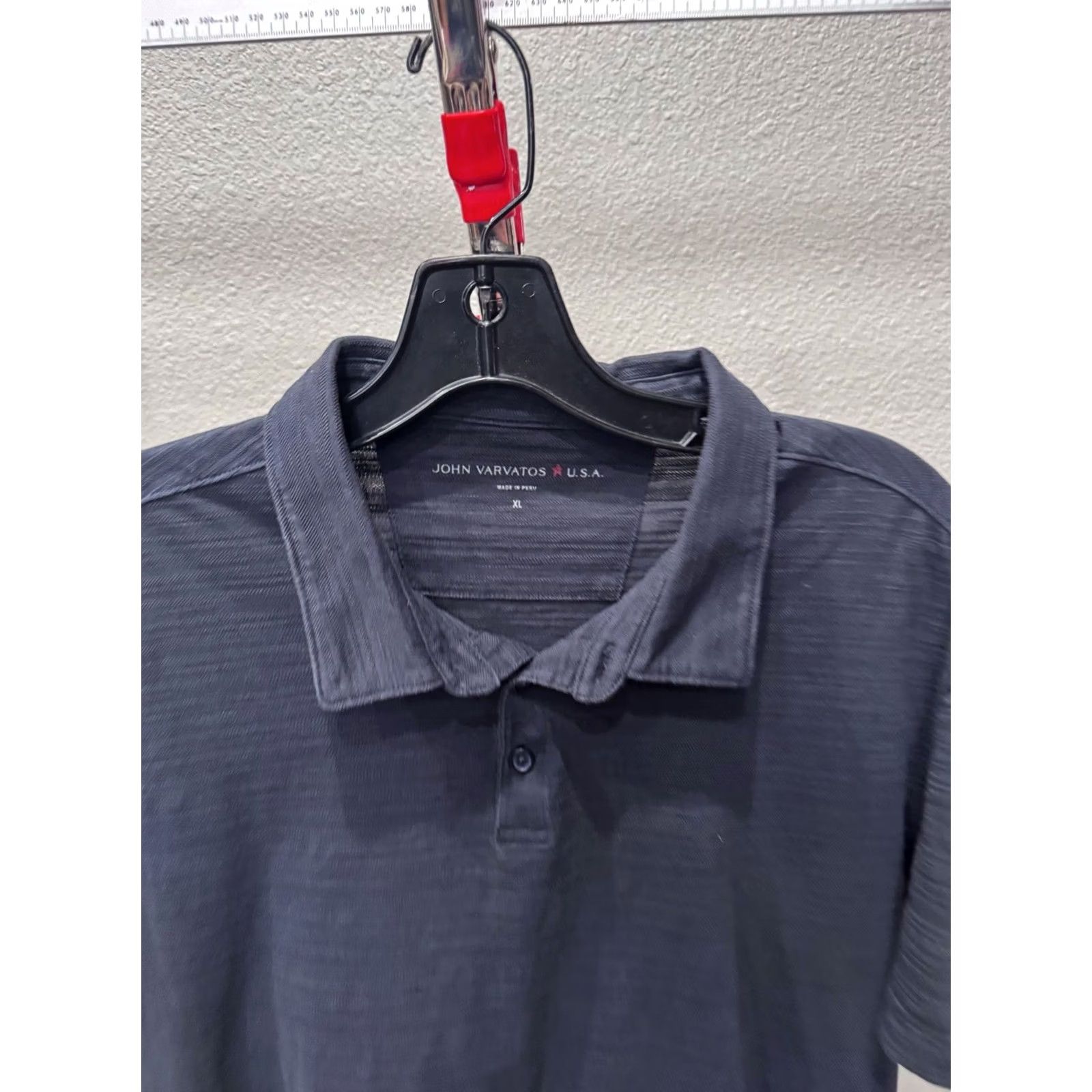 John Varvatos John Varvatos Polo Shirt XL Mens Gray POLO SHIRT XL Extra Large Size US XL / EU 56 / 4 - 2 Thumbnail