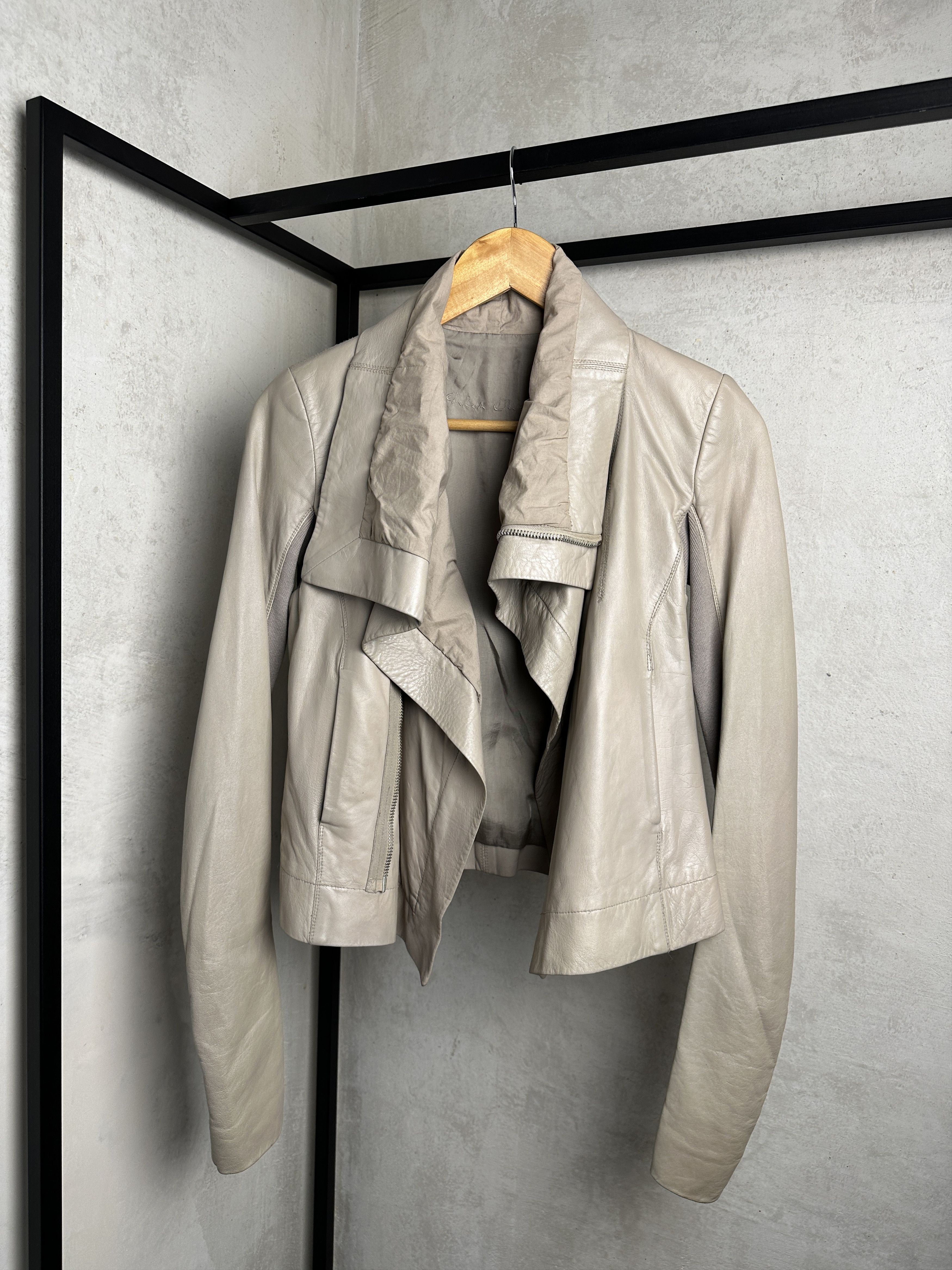 Rick Owens Rick Owens FW15 Sphinx Leather Jacket Size M / US 6-8 / IT 42-44 - 3 Thumbnail