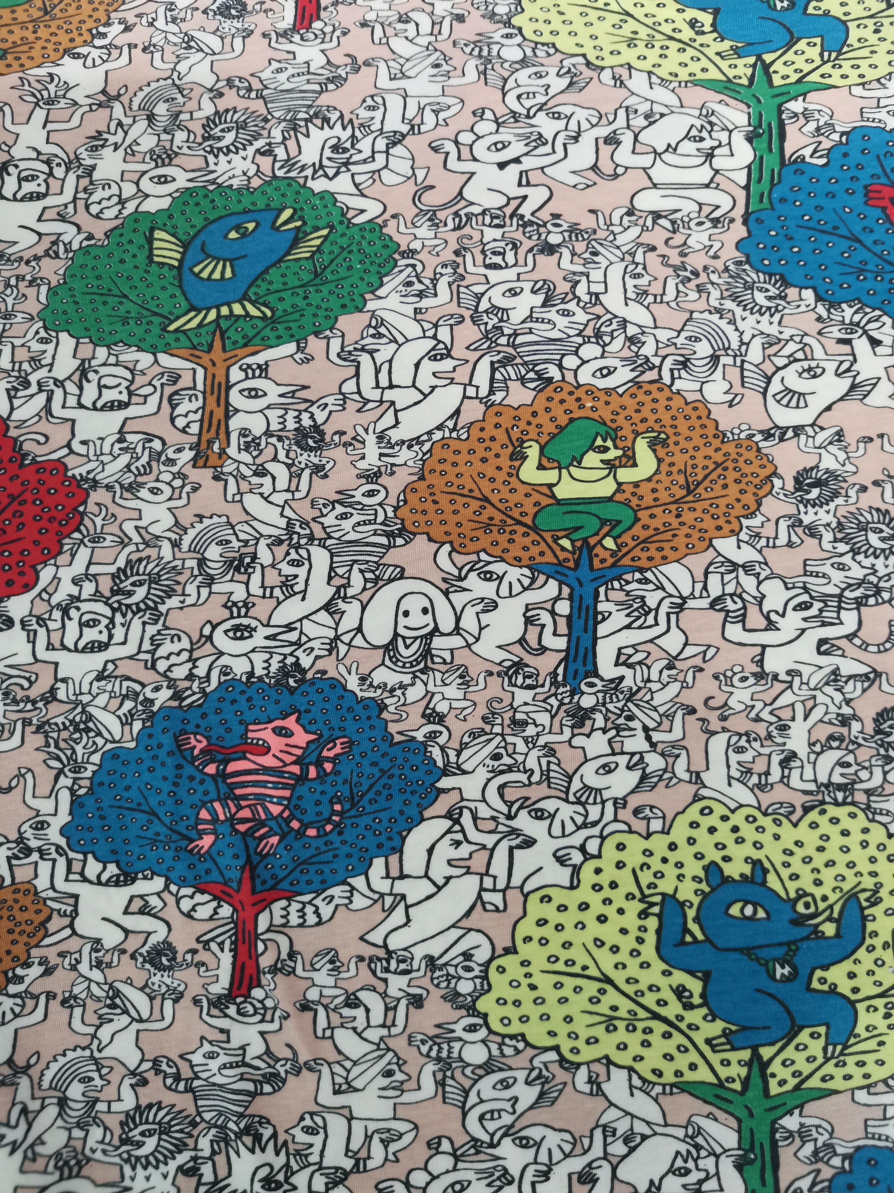 Issey Miyake Mercibeaucoup Issey Miyake Japan Designer Tee All Over Print Size US S / EU 44-46 / 1 - 2 Thumbnail