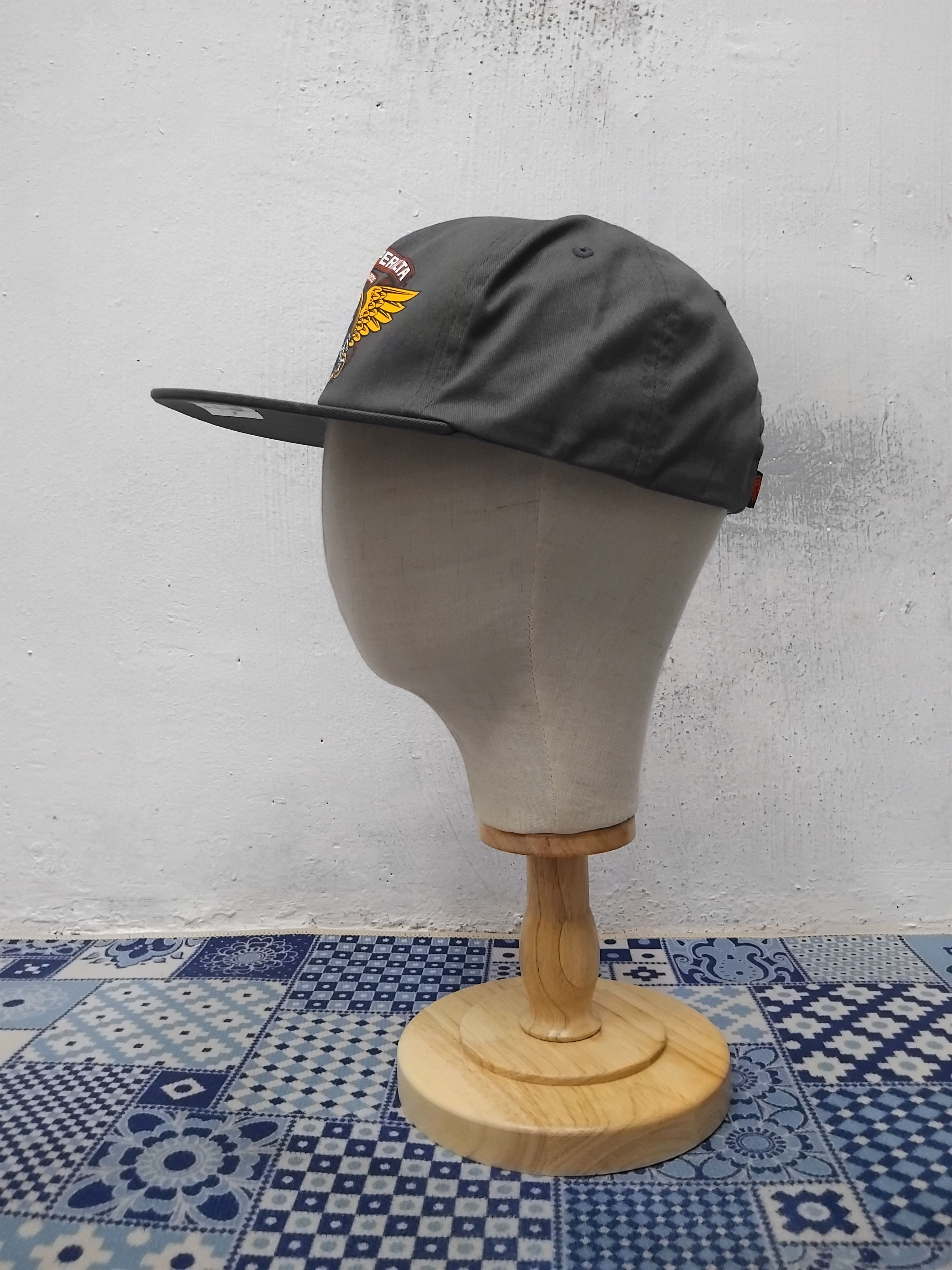 Powell Peralta 💥Powell Peralta Charcoal colour skull winged cap Size ONE SIZE - 7 Thumbnail