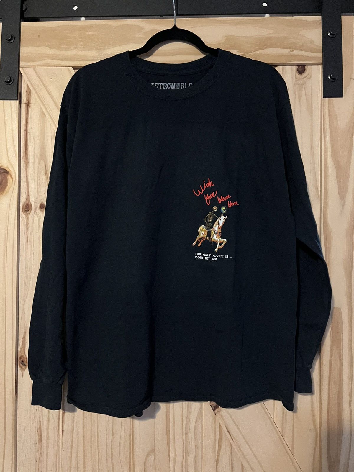 Travis Scott Travis Scott Astroworld Tour Horse Longsleeve Size US M / EU 48-50 / 2 - 1 Thumbnail
