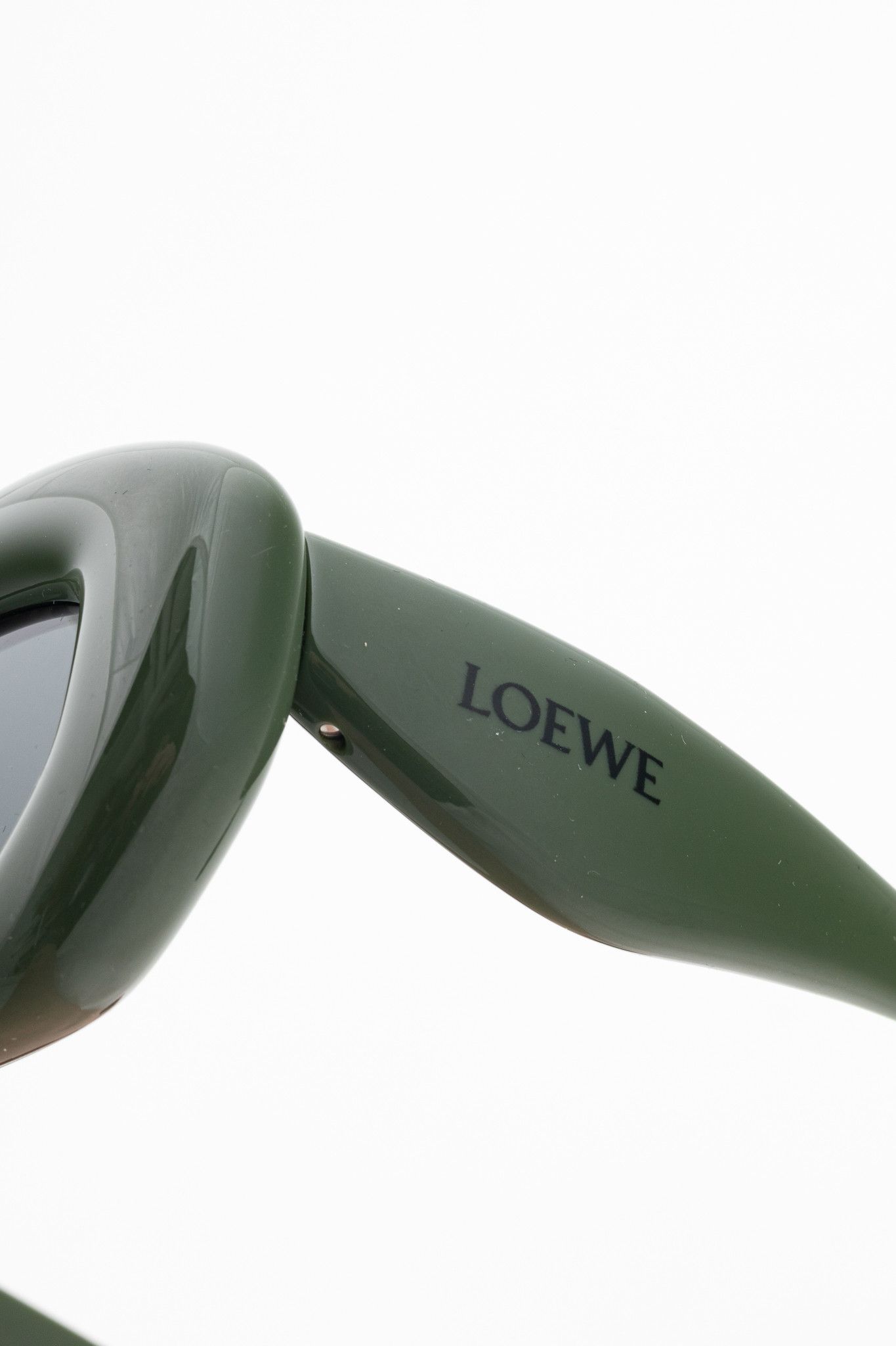 Loewe Loewe Green Cat Eye Inflated Sunglasses Size ONE SIZE - 6 Thumbnail